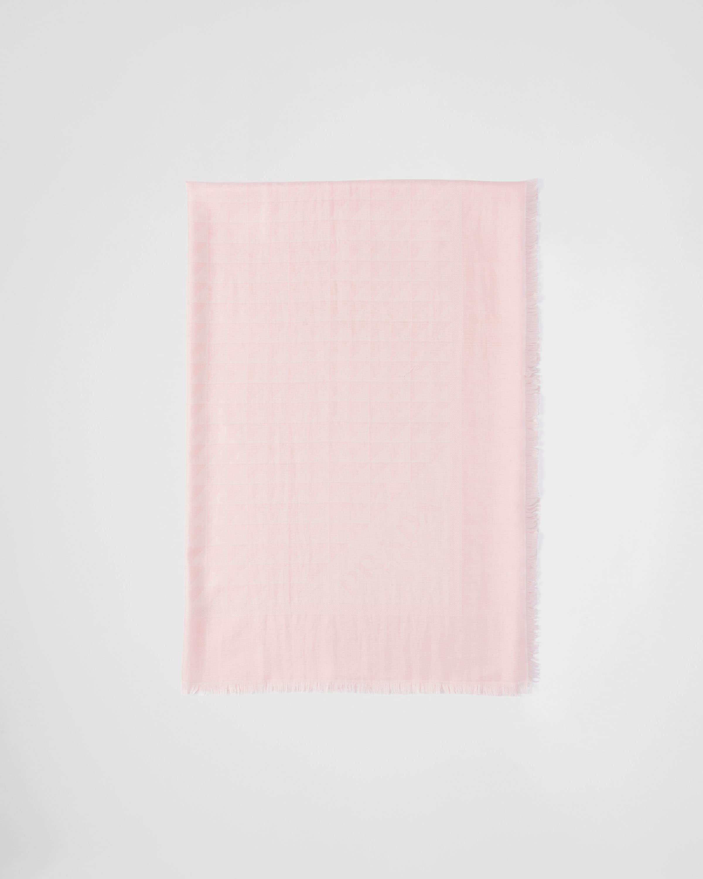 Wool and silk scarf - 1