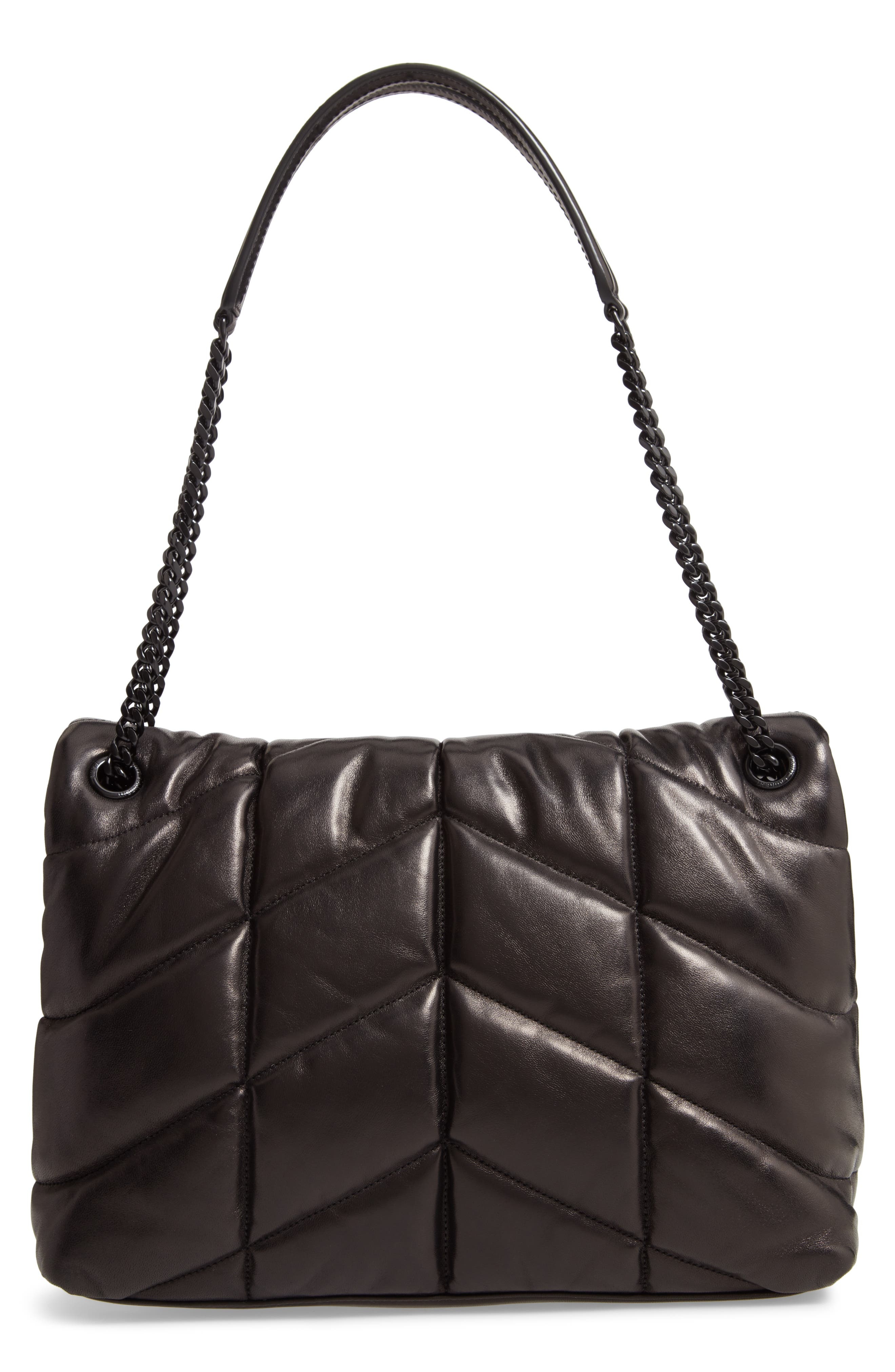 Medium Loulou Quilted Puffer Leather Shoulder Bag - 3