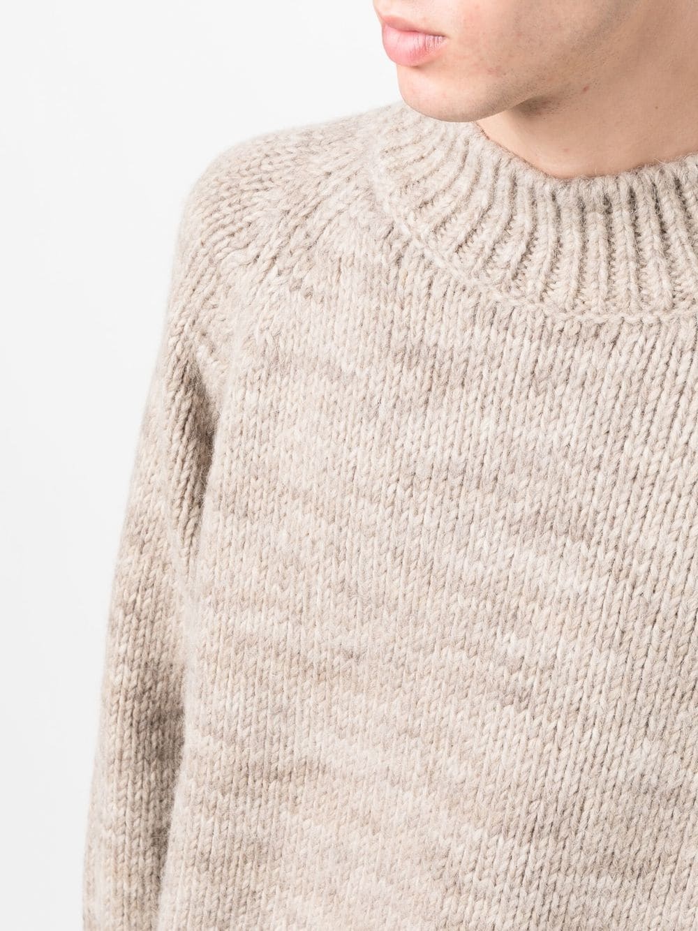 chunky-knit jumper - 6