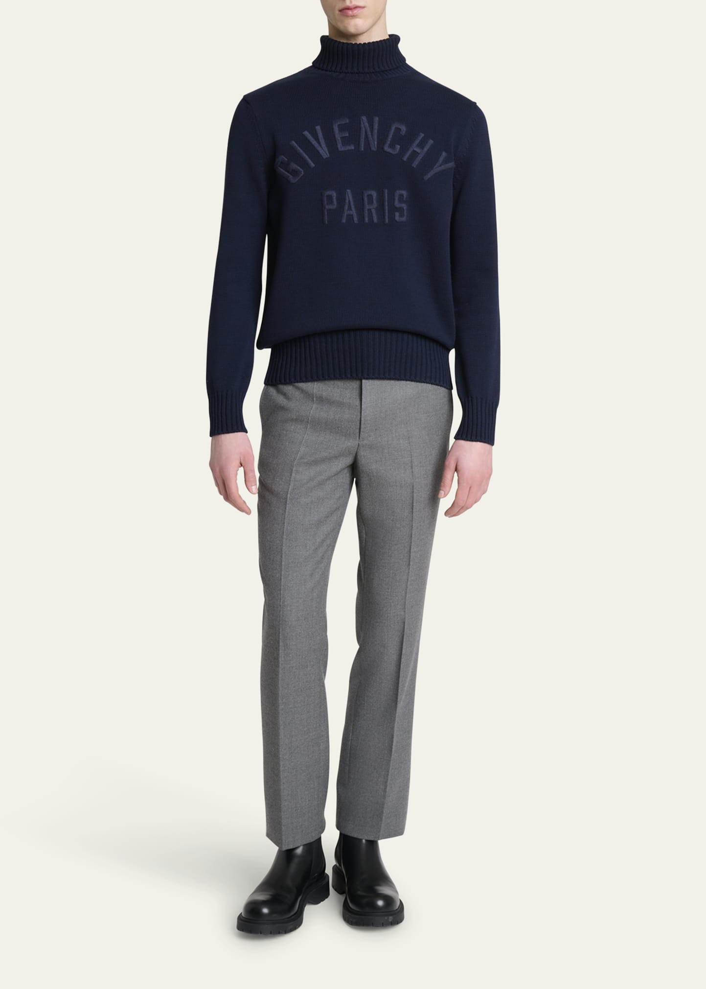 Men's Logo Turtleneck Sweater - 2