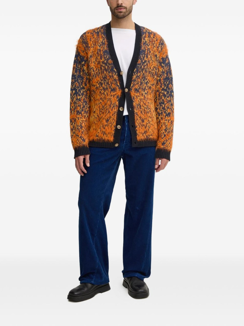 SUNFLOWER corduroy-texture trousers outlook