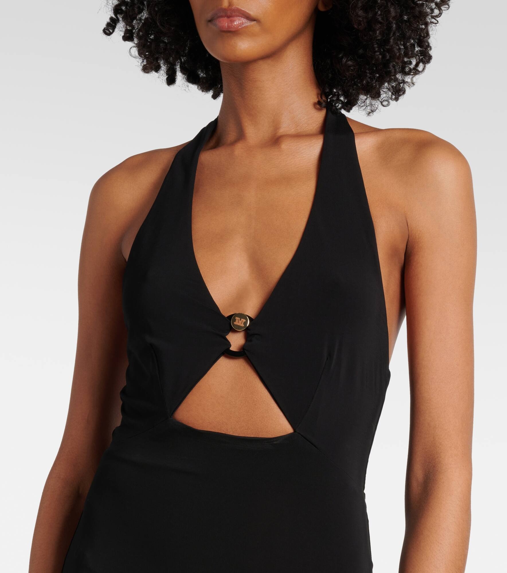Ghiotto cutout halterneck maxi dress - 4