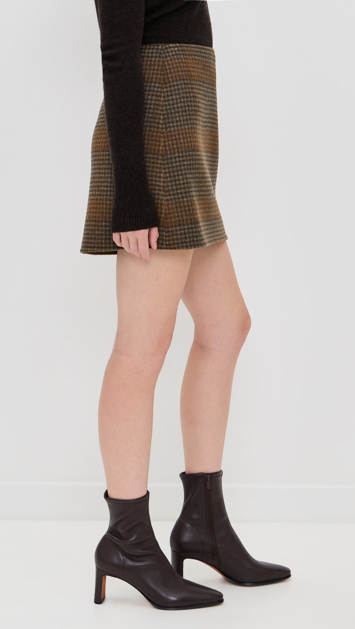Plaid Mini Skirt - 3