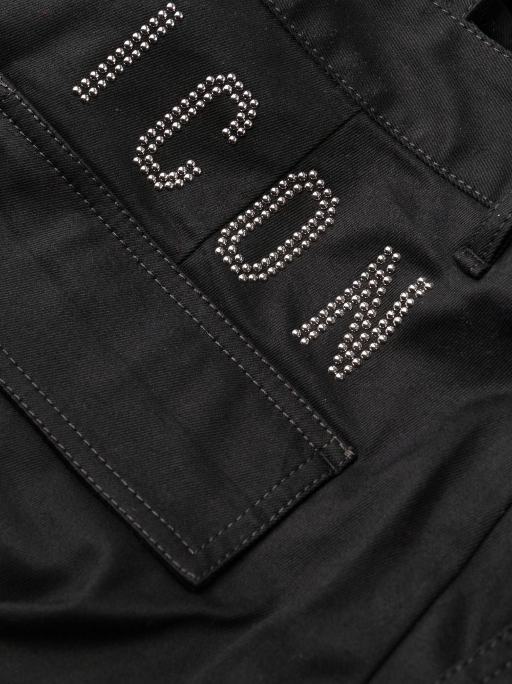 straight-leg cotton cargo trousers - 7