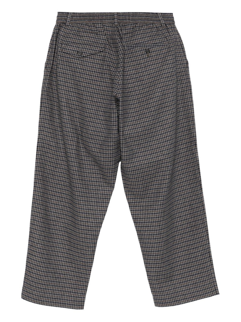 Universal Works houndstooth trousers outlook