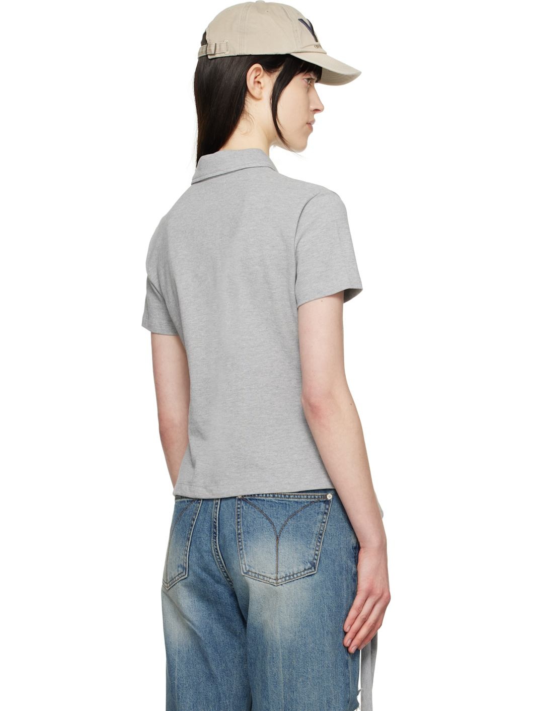 Gray Trim Polo - 3