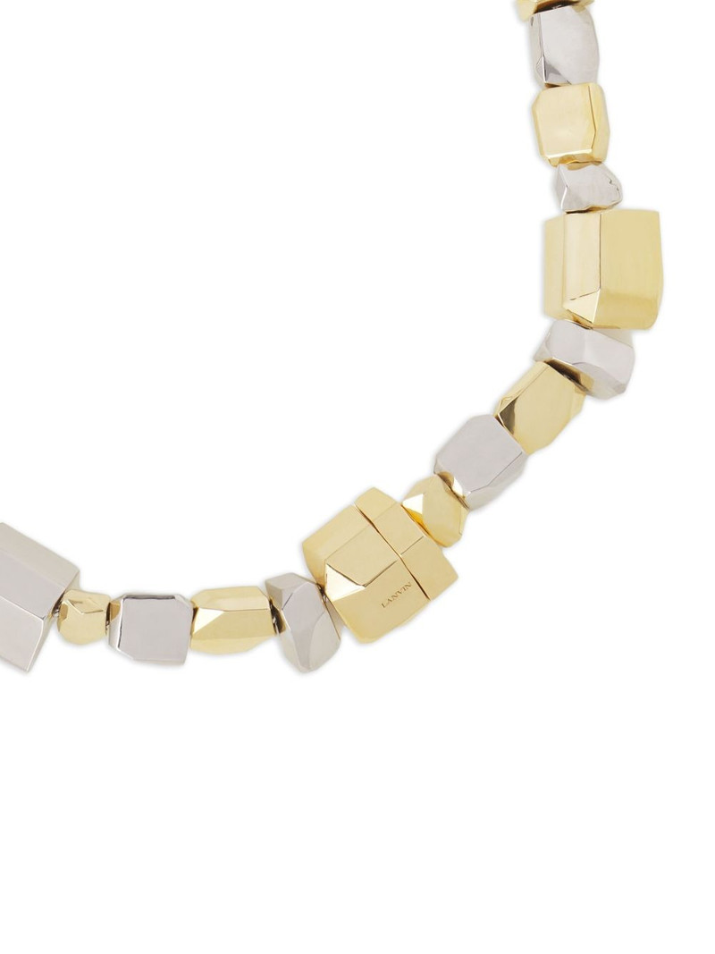 Lanvin cube beaded necklace outlook