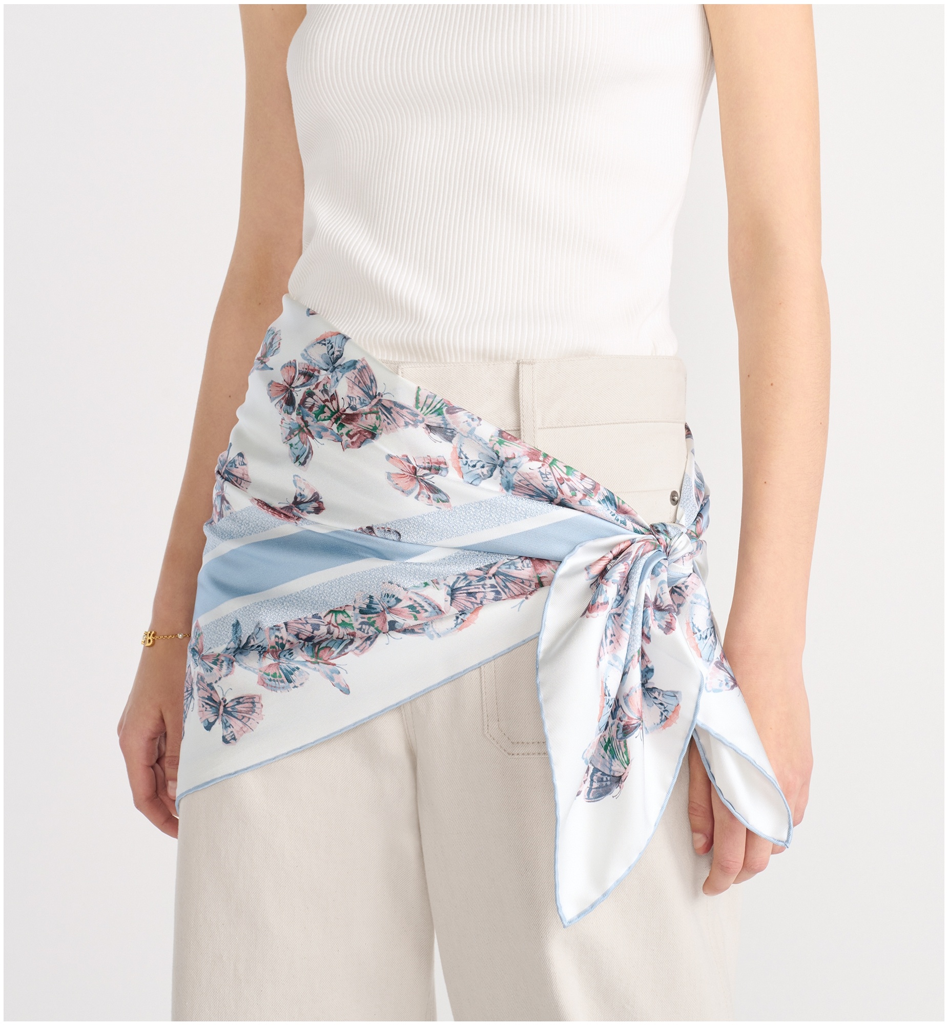 Dior Camo Papillon 90 Square Scarf - 3