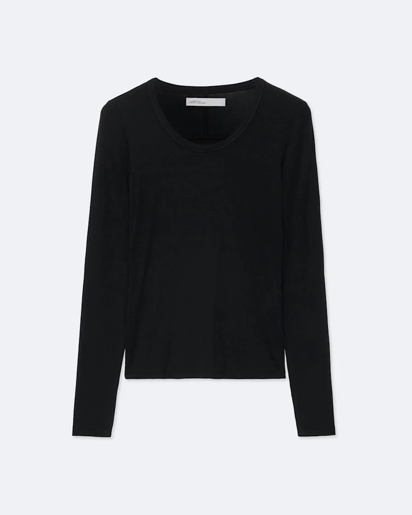 TERESA SLIM-FIT LONG-SLEEVE T-SHIRT - 1