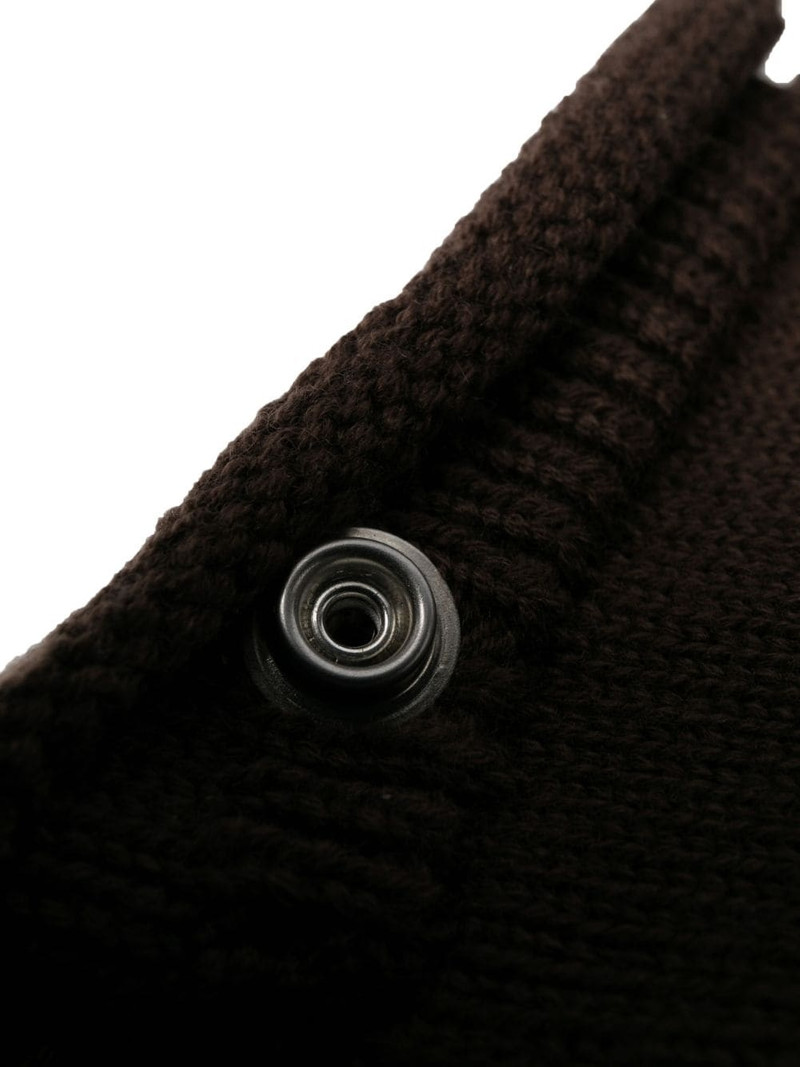 Rick Owens virgin-wool elbow-length gloves outlook