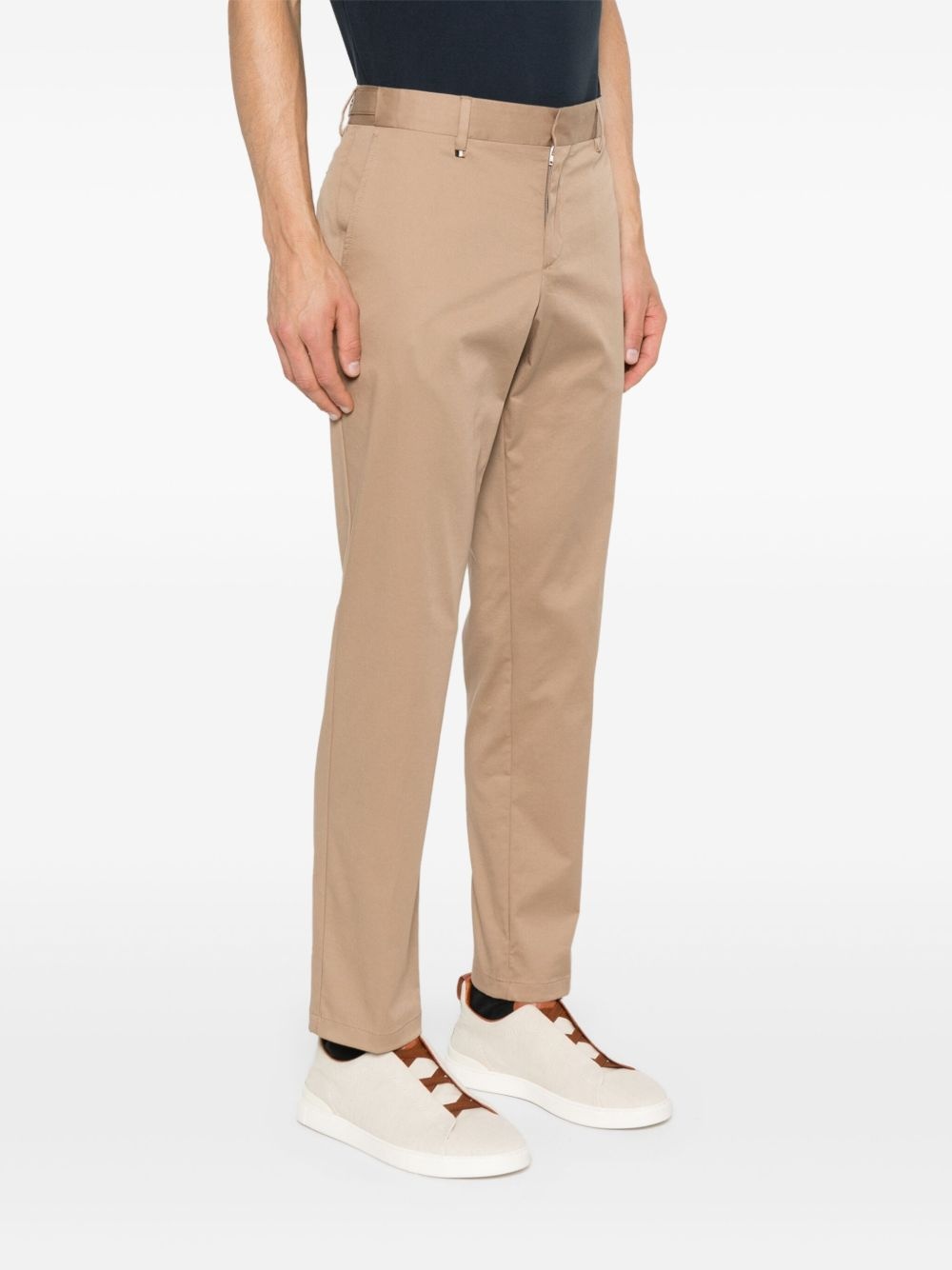 slim-fit tailored trousers - 3