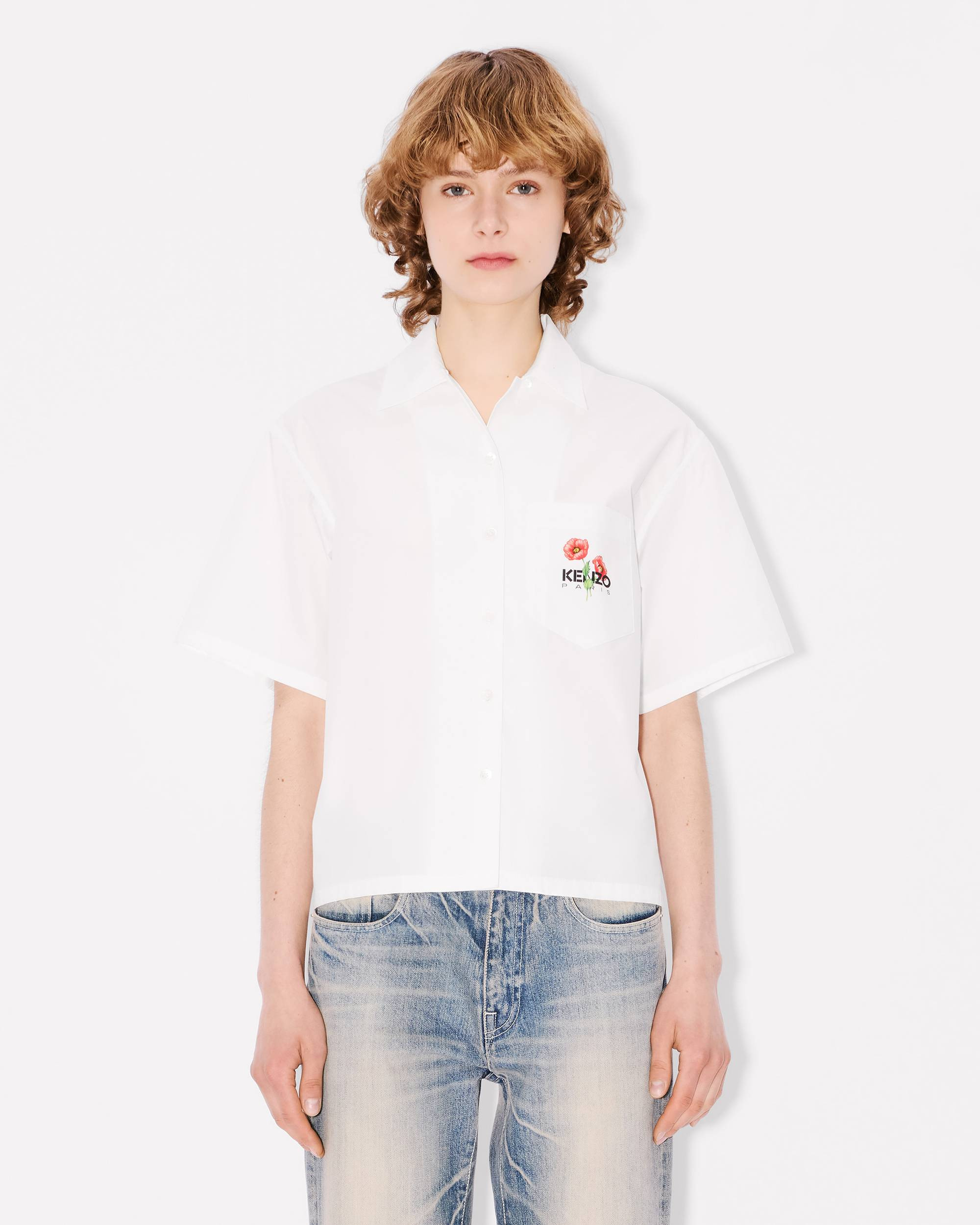 'KENZO Archive Bouquet' hawaiian shirt in cotton poplin - 3