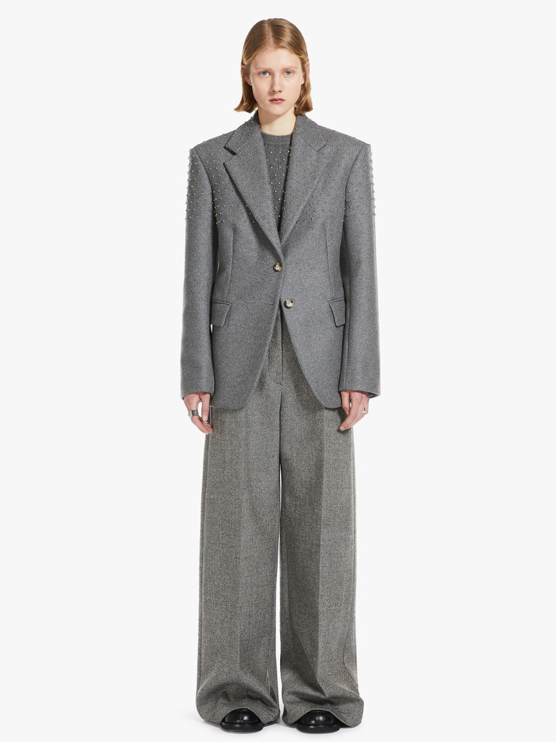 Sportmax AFRICA1234 Single-breasted blazer with studs outlook