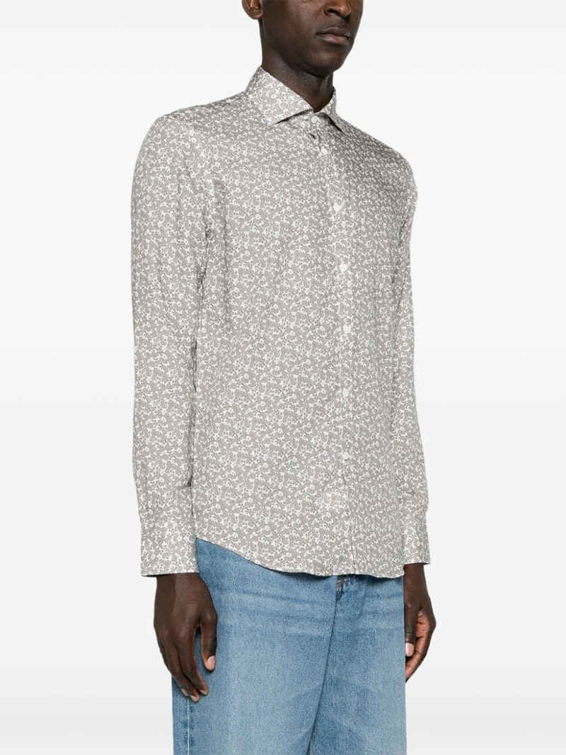 floral-print poplin shirt 3