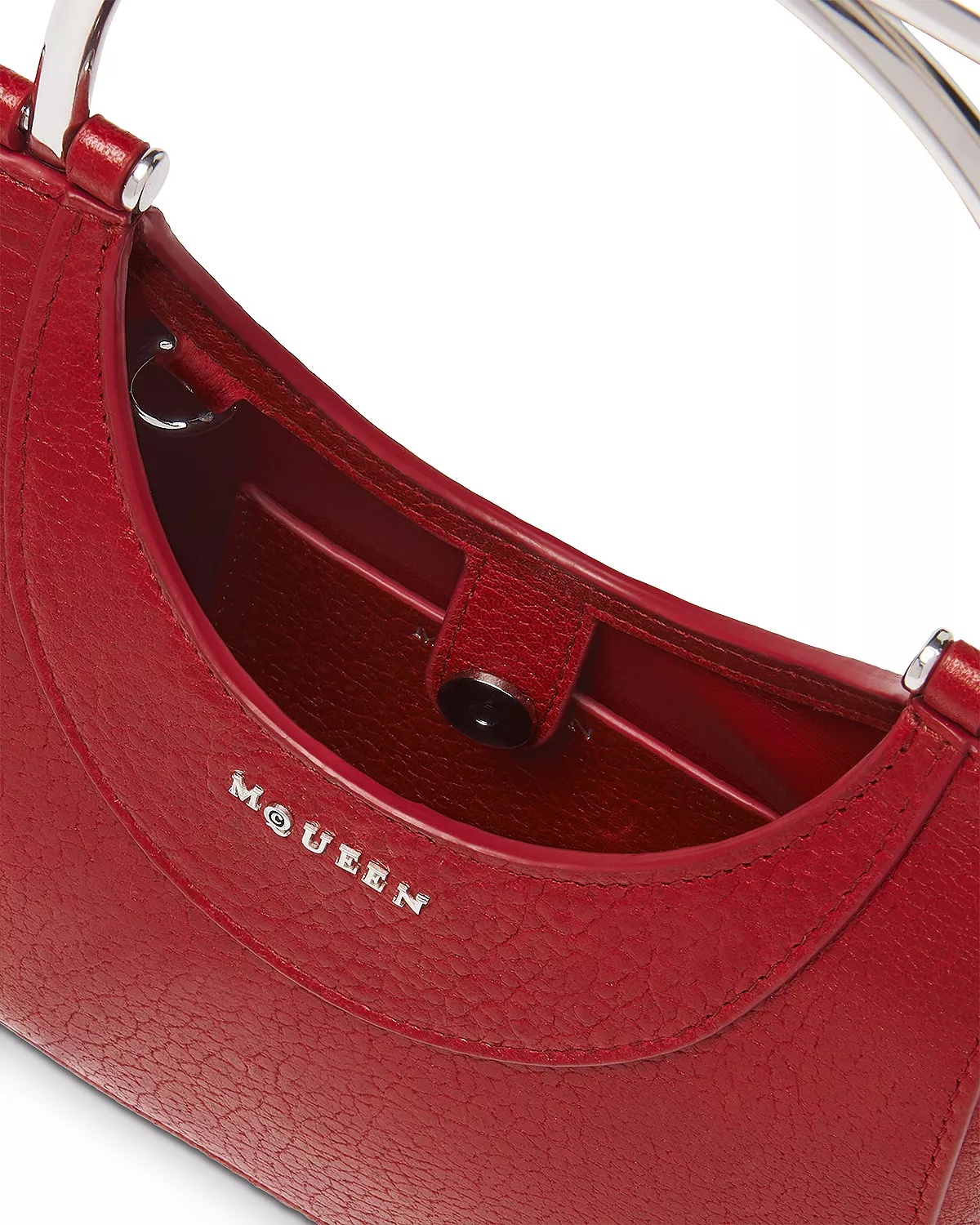 Cross Bar Leather Mini Bag - 3