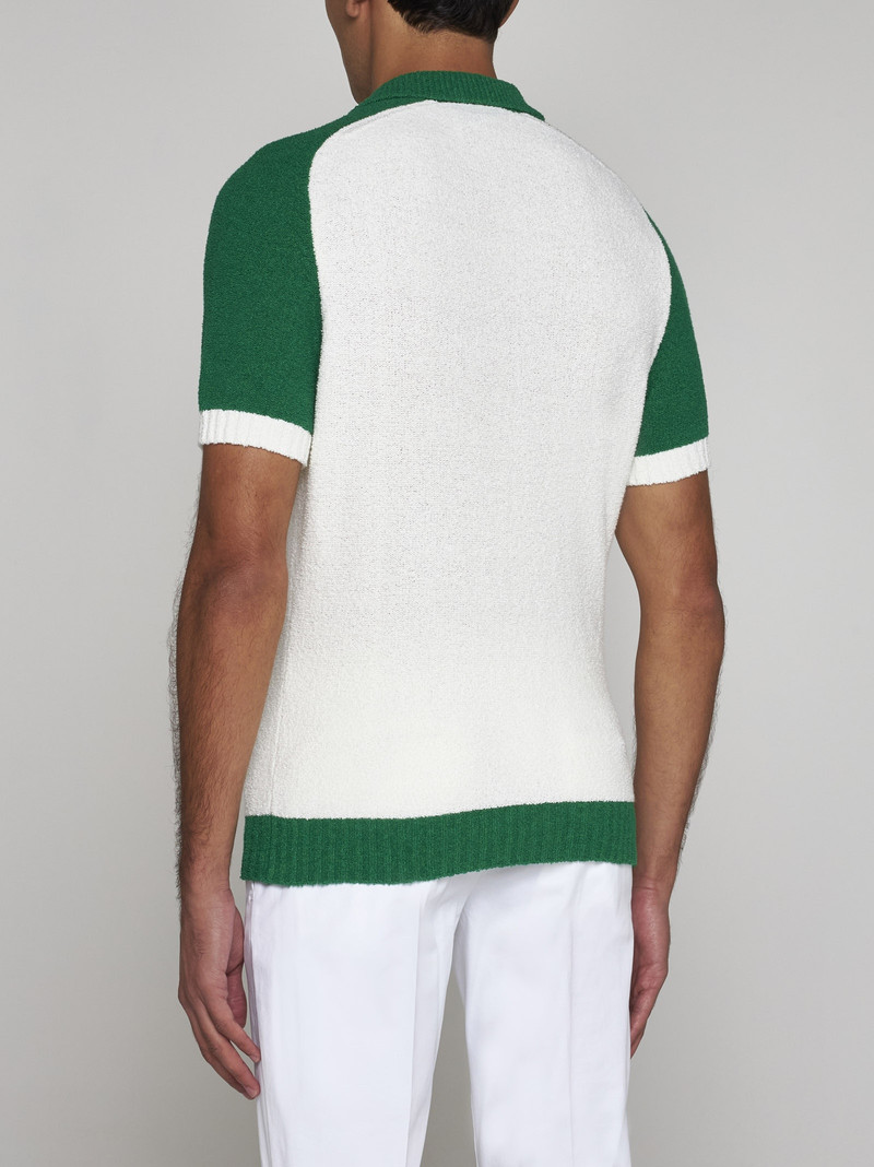 Color-block boucle polo shirt 3