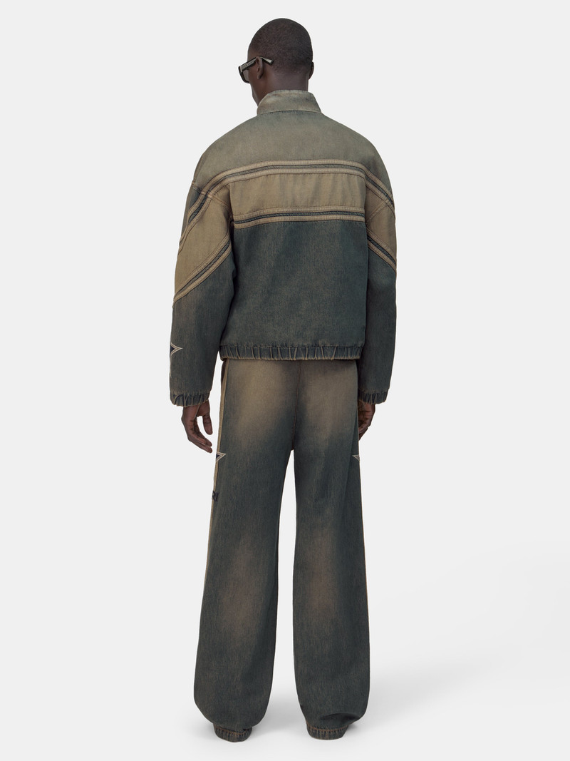 AMIRI SPORT DENIM TRACK JACKET 4