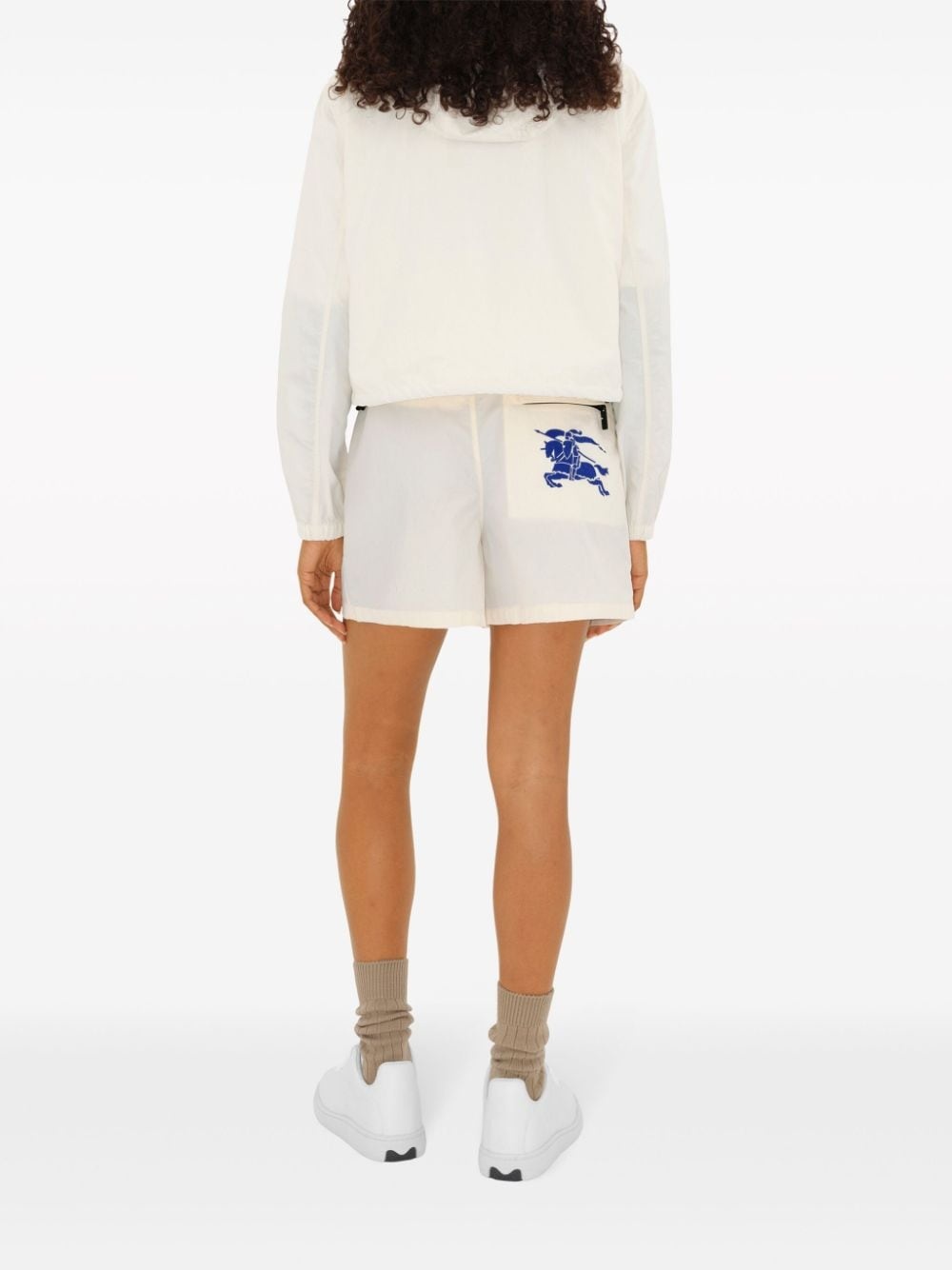 Equestrian Knight-appliquÃ© cropped jacket - 4