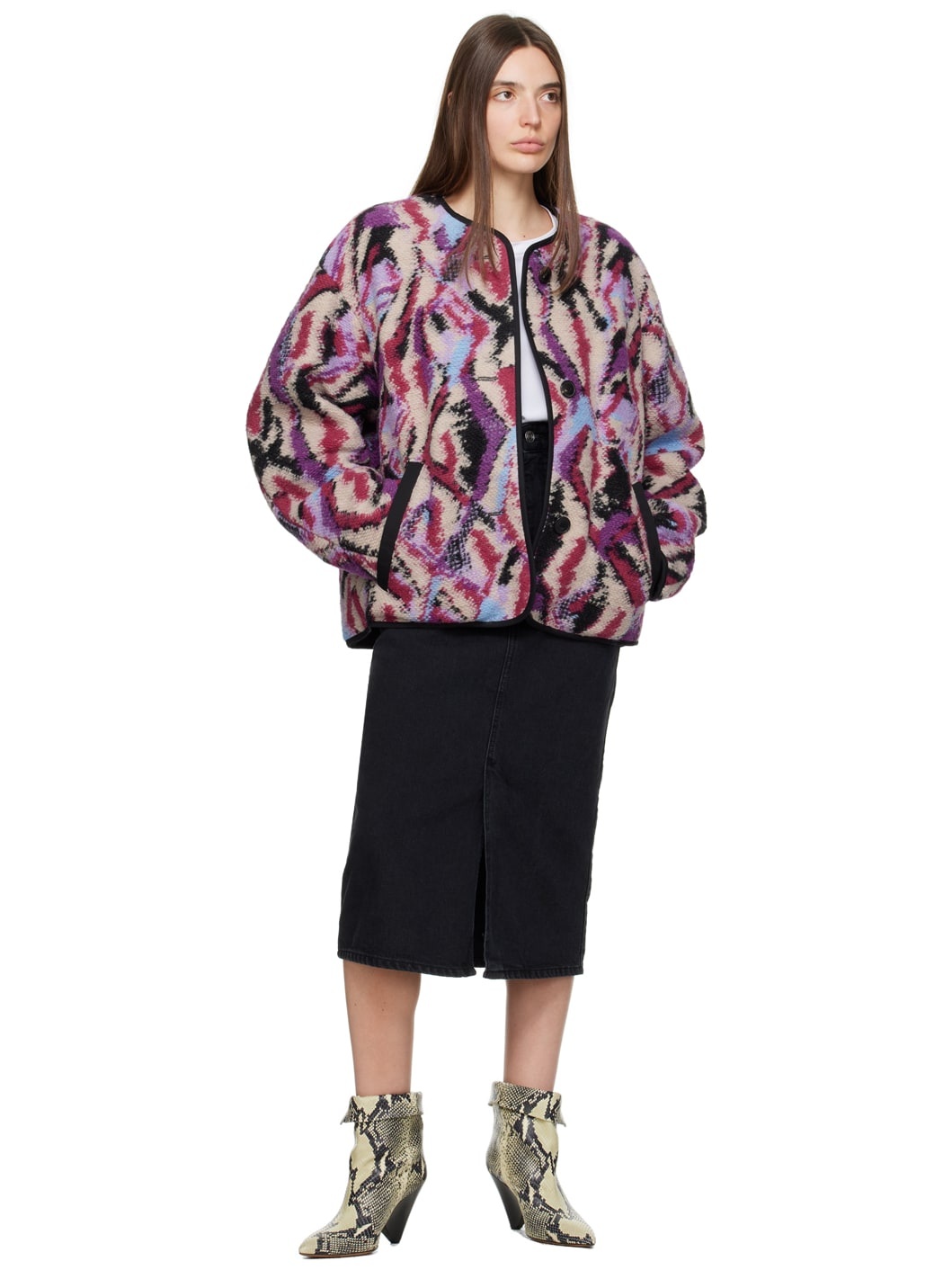 Purple Himala Reversible Jacket - 4