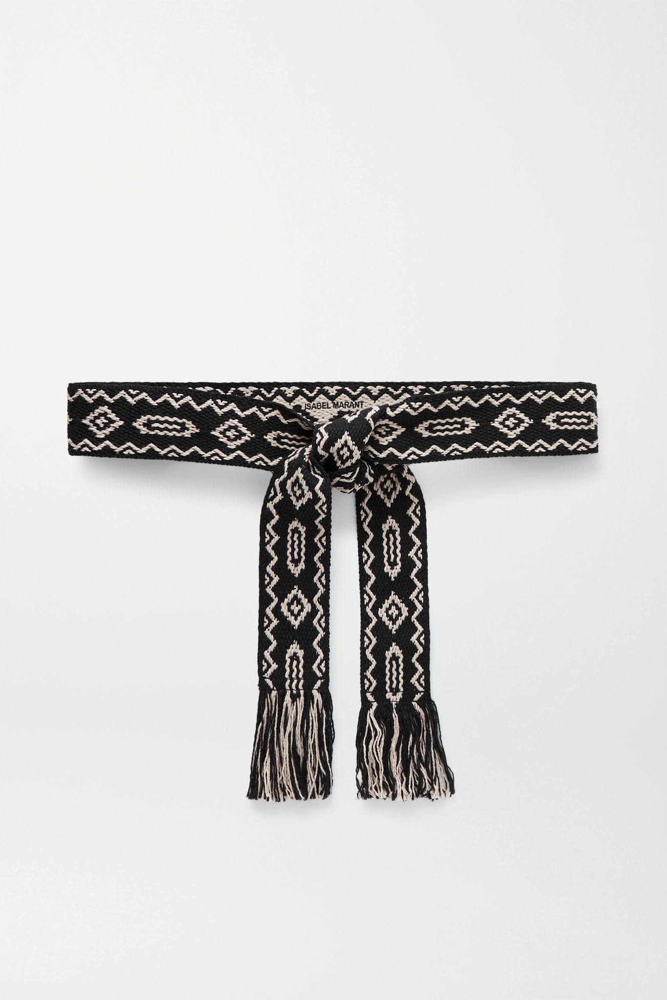 Etko fringed jacquard belt - 1