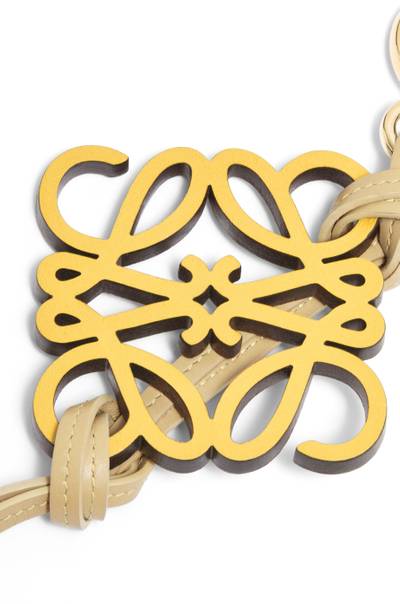 Loewe Anagram charm in classic calfskin and brass outlook