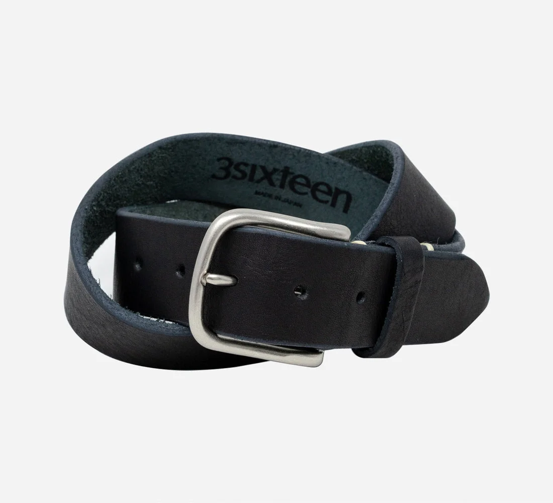 Tochigi Leather Belt - Black - 1