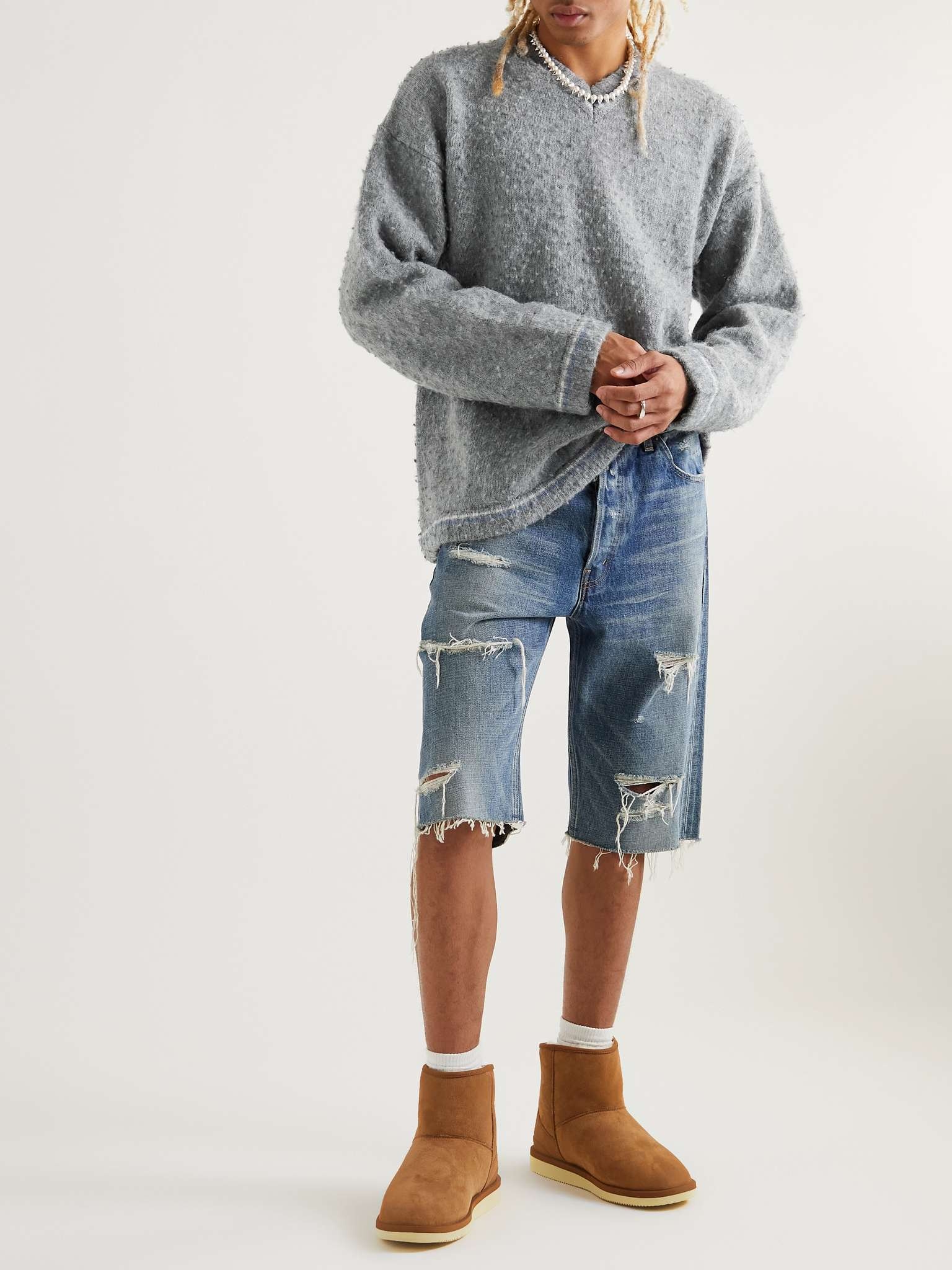 Washed Wool-Blend Sweater - 2