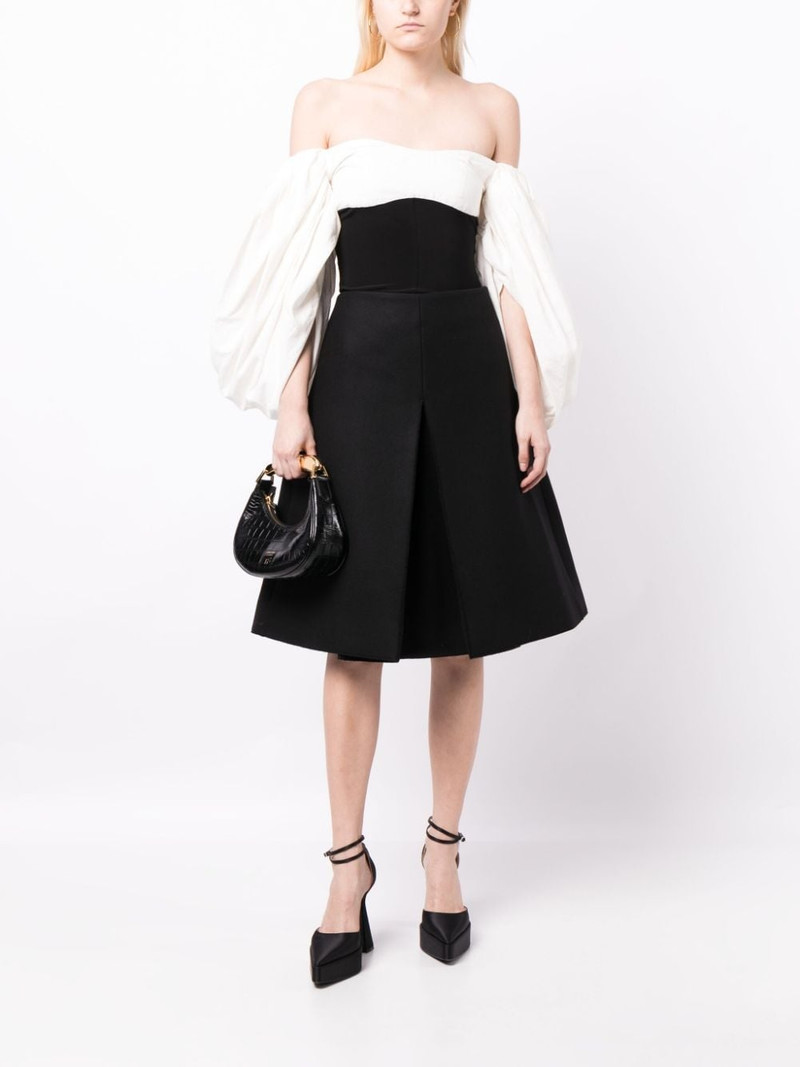 KHAITE Boris virgi wool blend skirt outlook