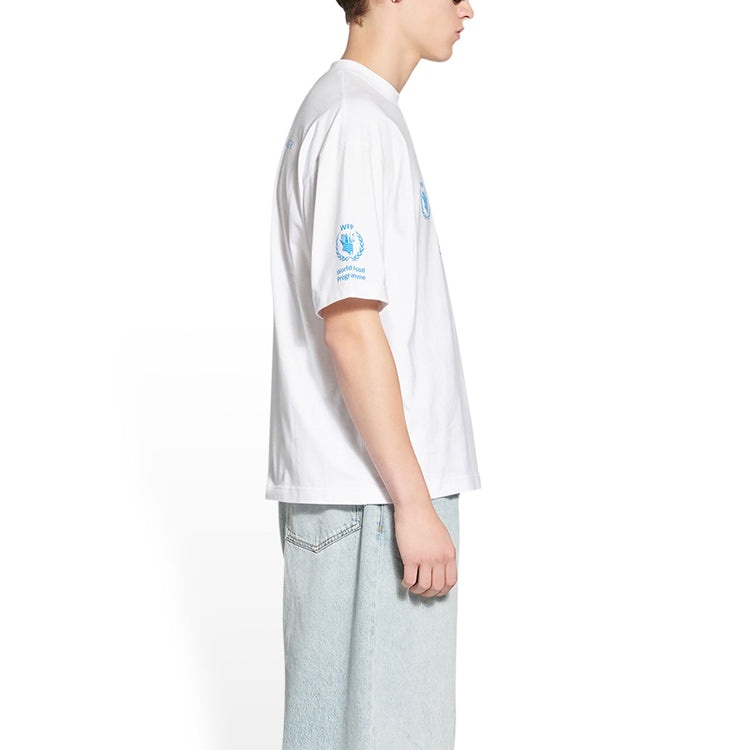 Balenciaga x WFP T-Shirt Medium Fit 'White' 612966TMVL29086 - 5