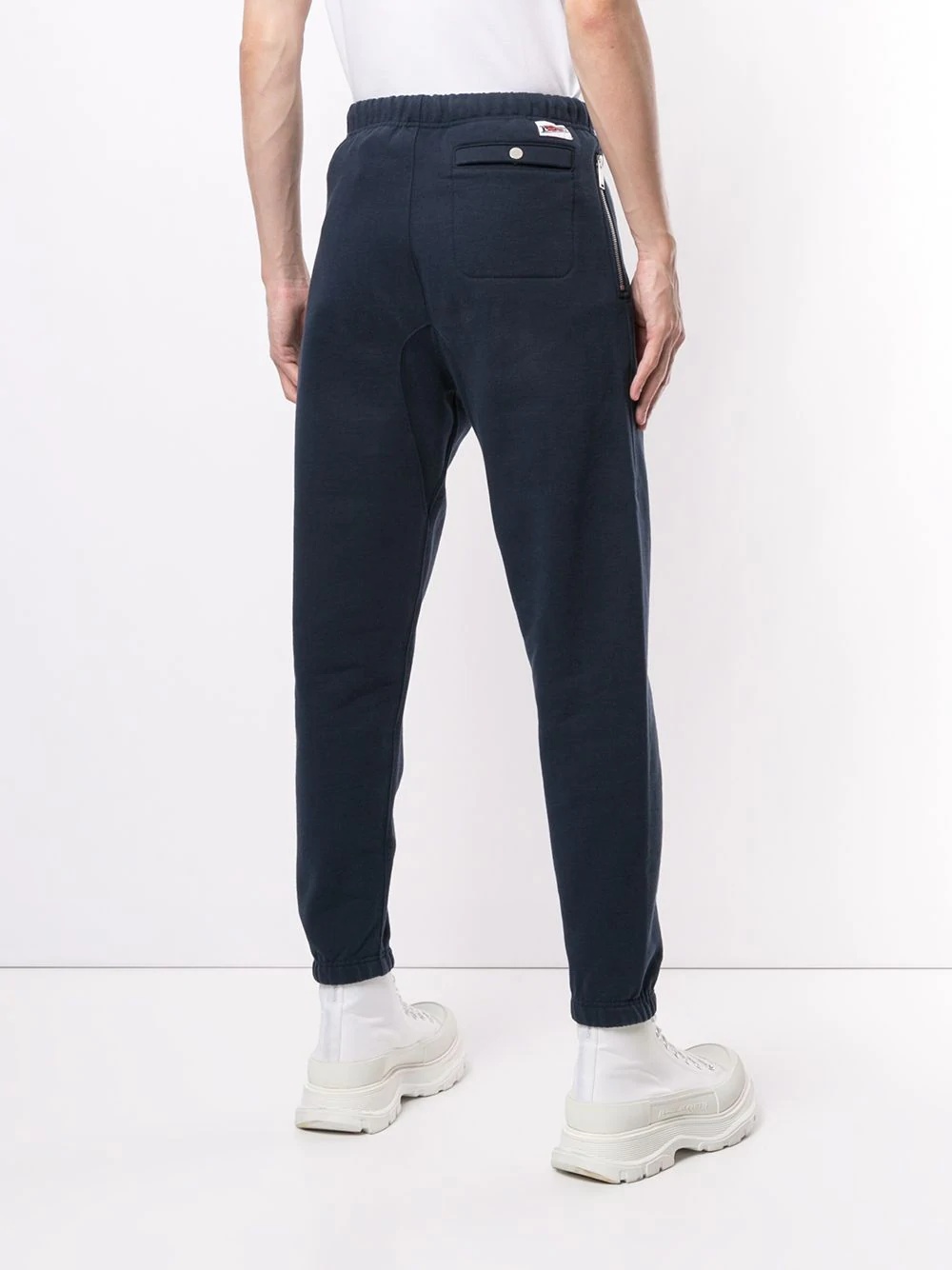 logo patch track trousers - 4