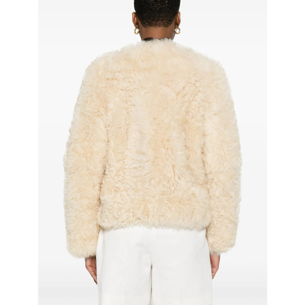 Tom Ford Neutrals Jackets - Faux Fur & Shearling Jackets Women - 4