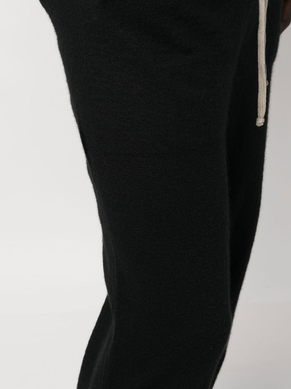 drawstring-waist cashmere track pants - 5