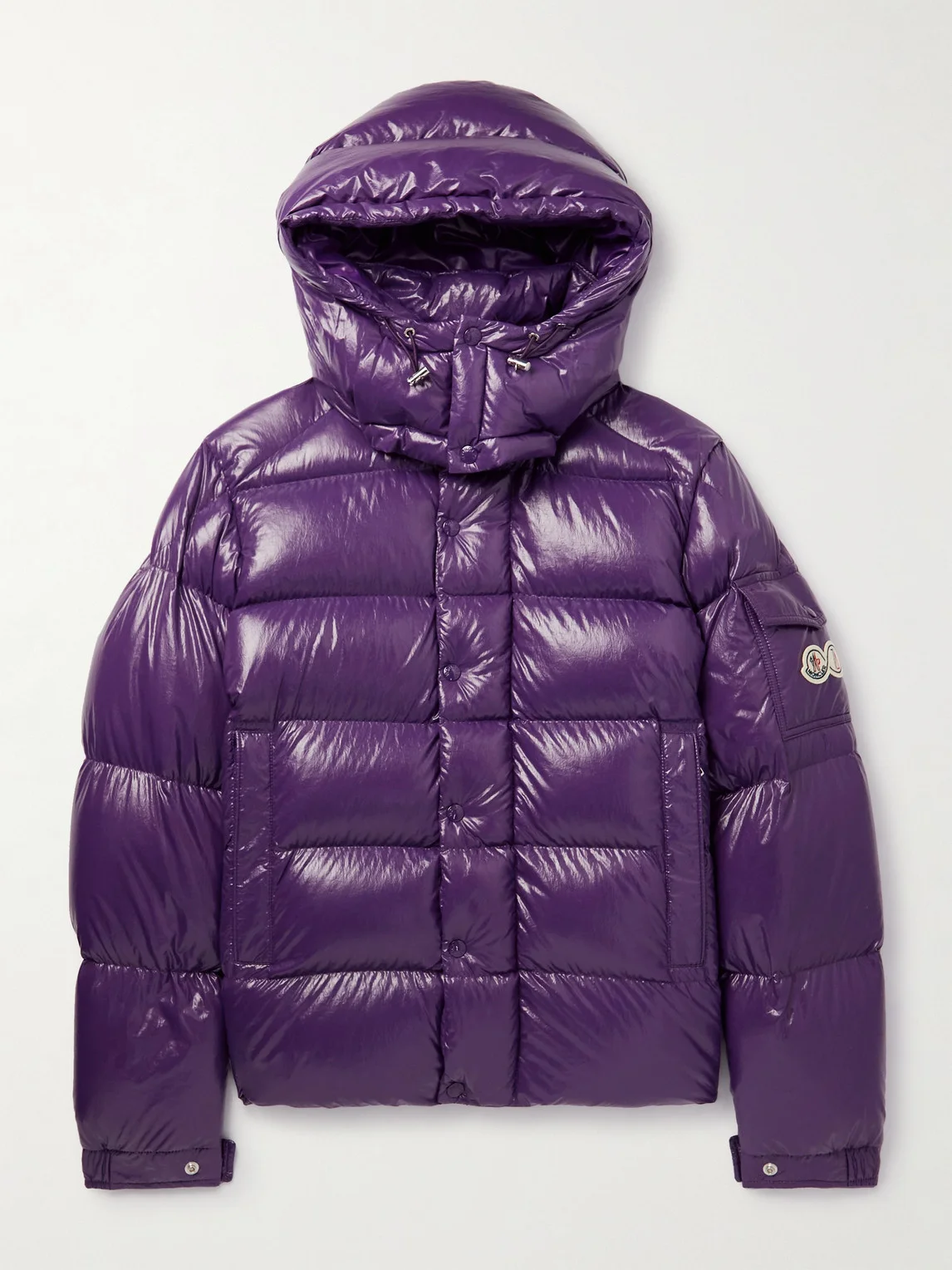 Moncler Maya 70 Logo-Appliquéd Quilted Shell Hooded Down Jacket - 1