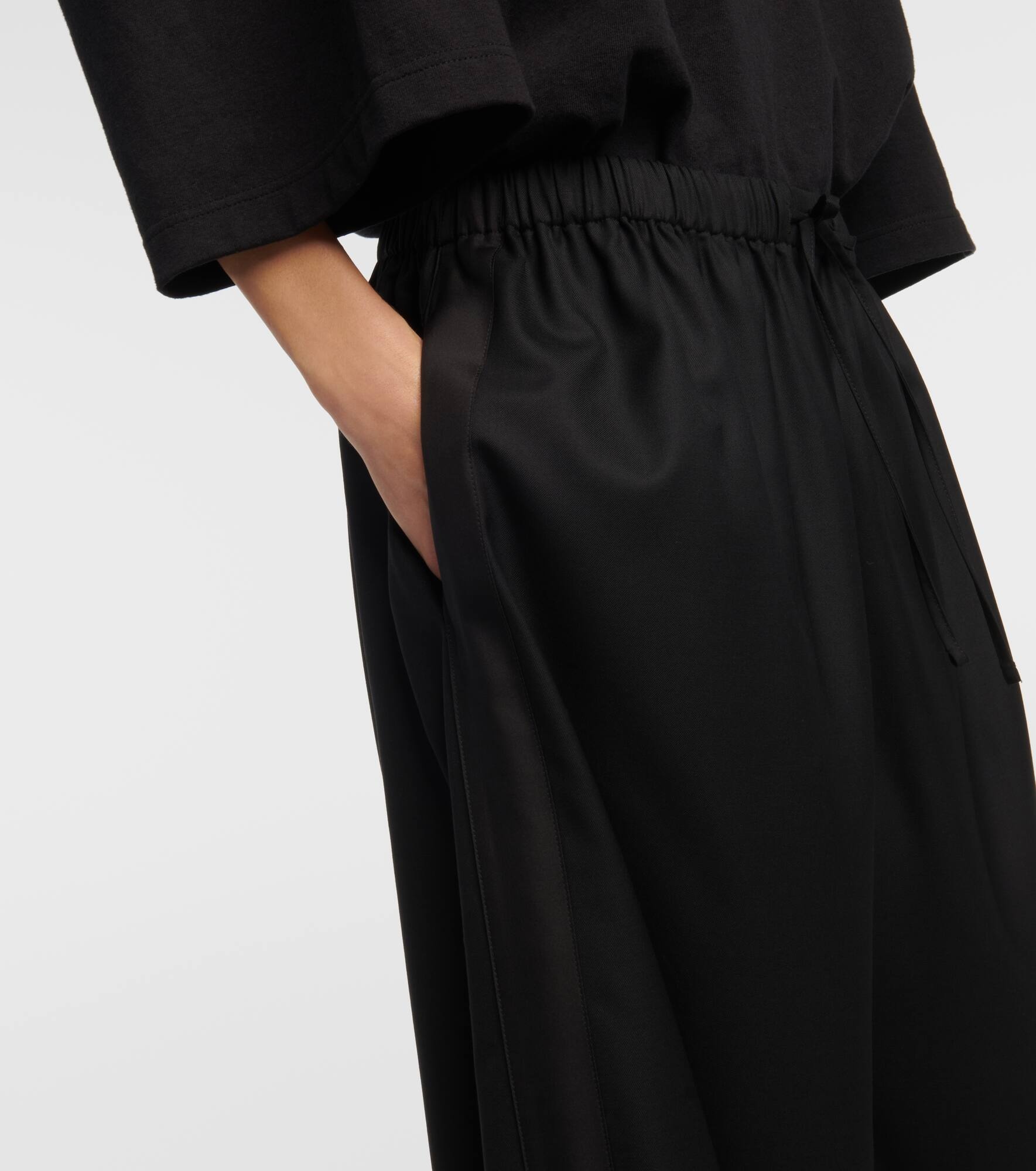 Hubert wool wide-leg pants - 4