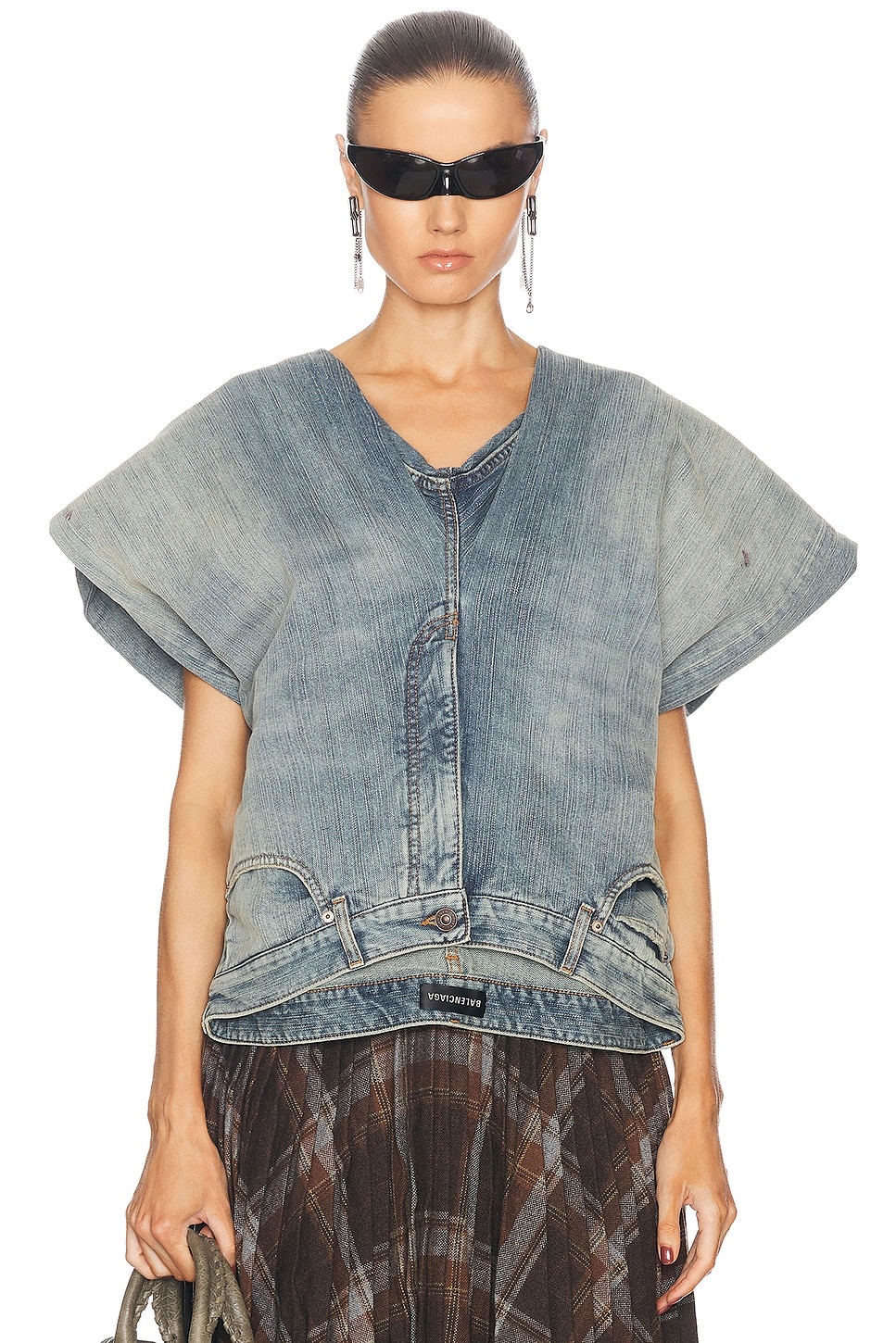 Denim Pants Top - 1