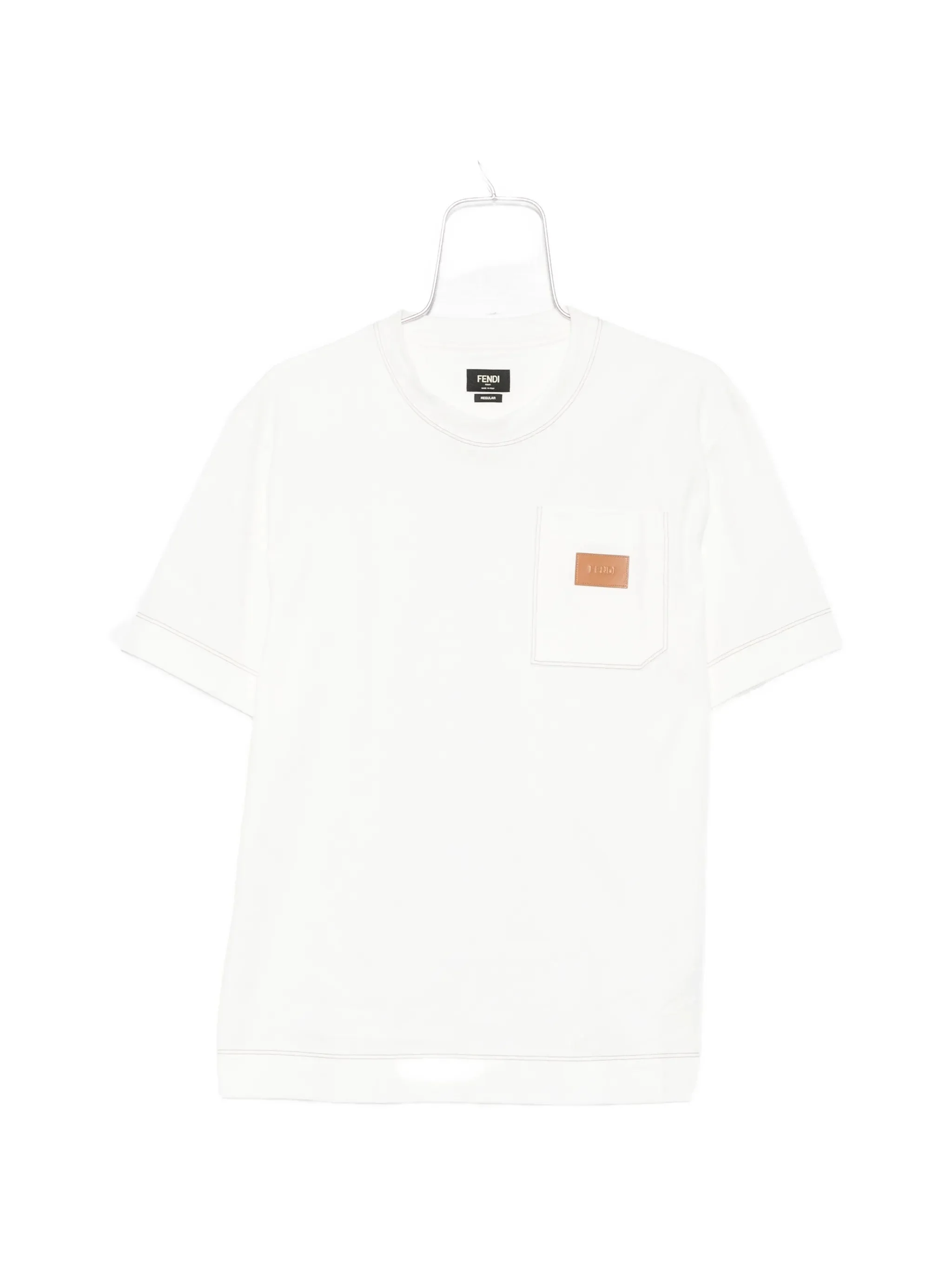 Fendi Logo-patch T-shirt - 1