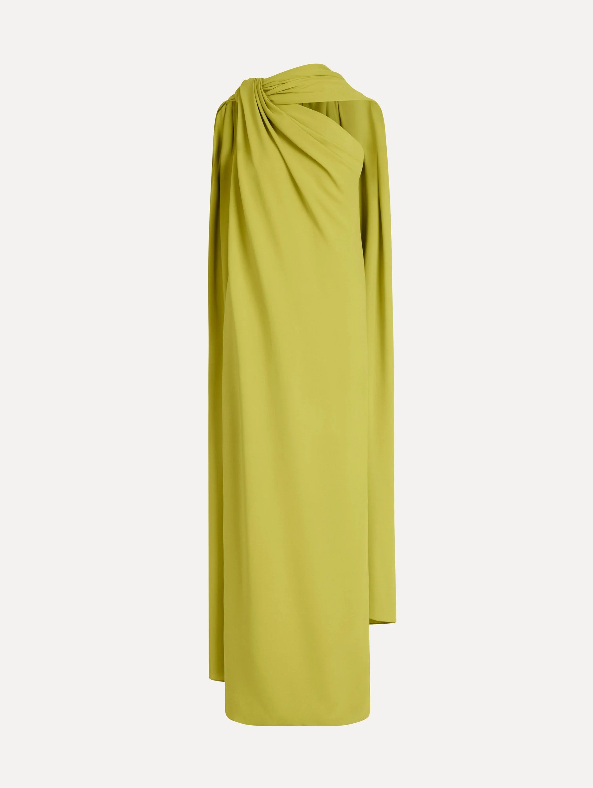 DRAPE DETAILED GEORGETTE CAFTAN - 1