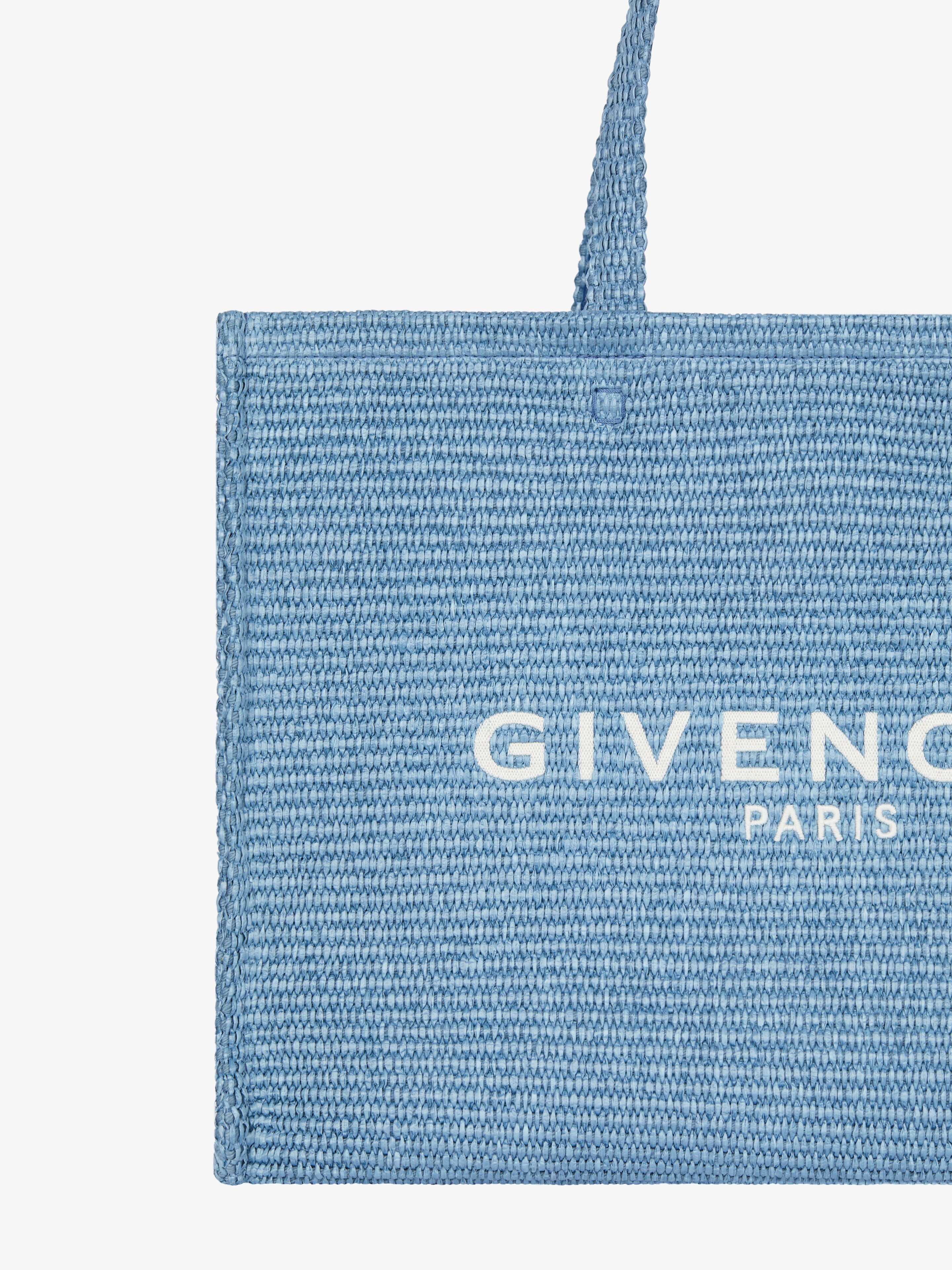 MEDIUM G-TOTE BAG IN RAFFIA - 6