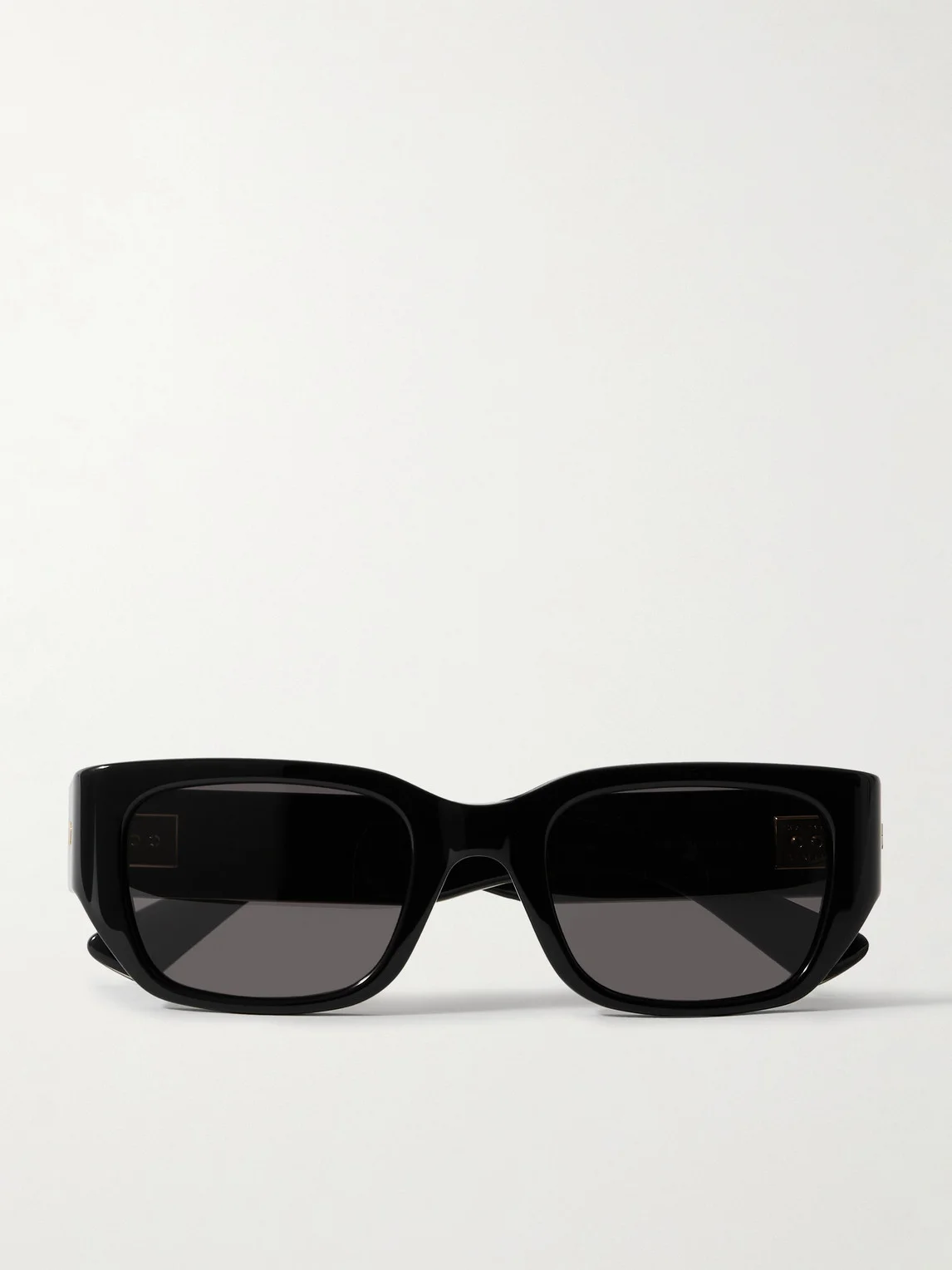 Square-Frame Acetate and Gold-Tone Sunglasses - 1