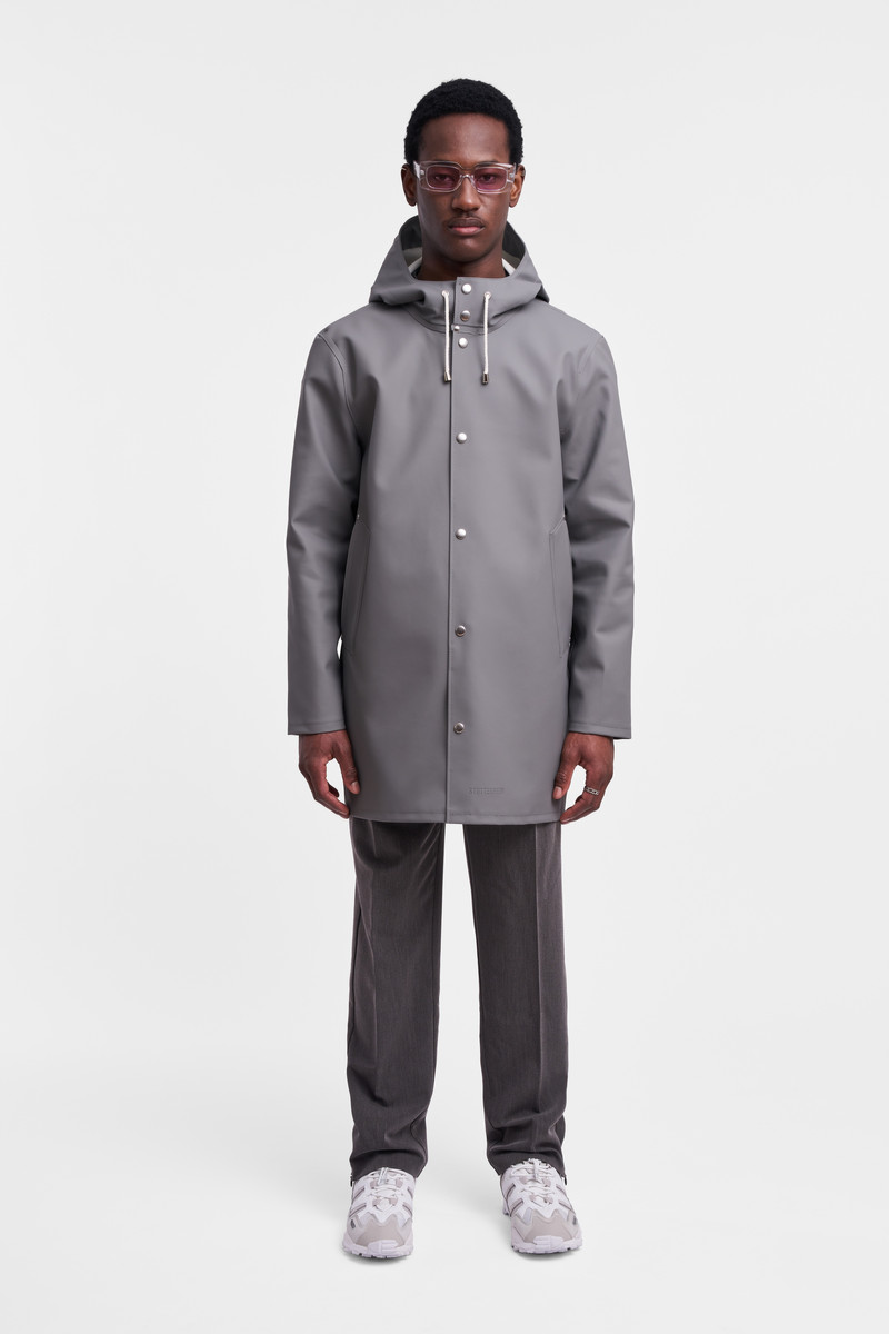 Stutterheim Stockholm Raincoat Grey outlook