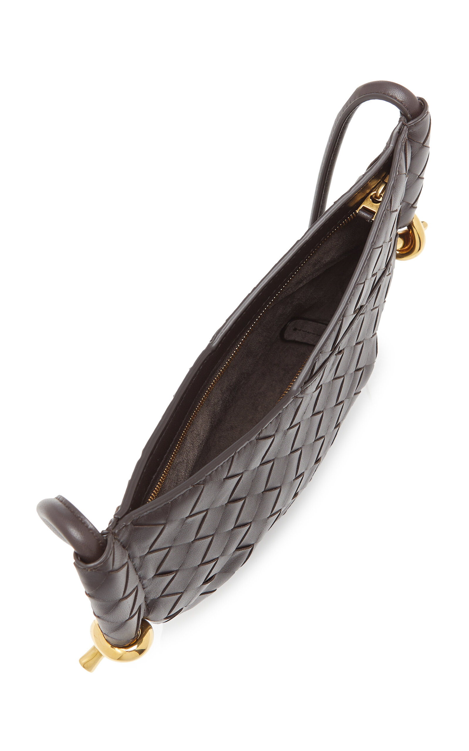 Mini Solstice Intrecciato Leather Bag brown - 5