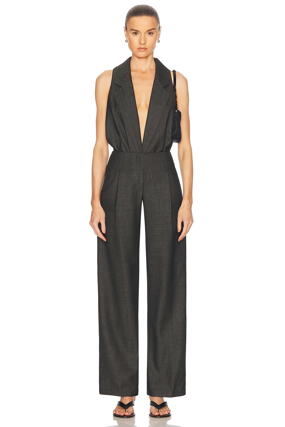 Tailored Twill Bodysuit - 6