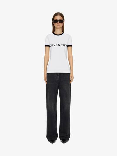 Givenchy GIVENCHY SLIM FIT T-SHIRT IN COTTON outlook