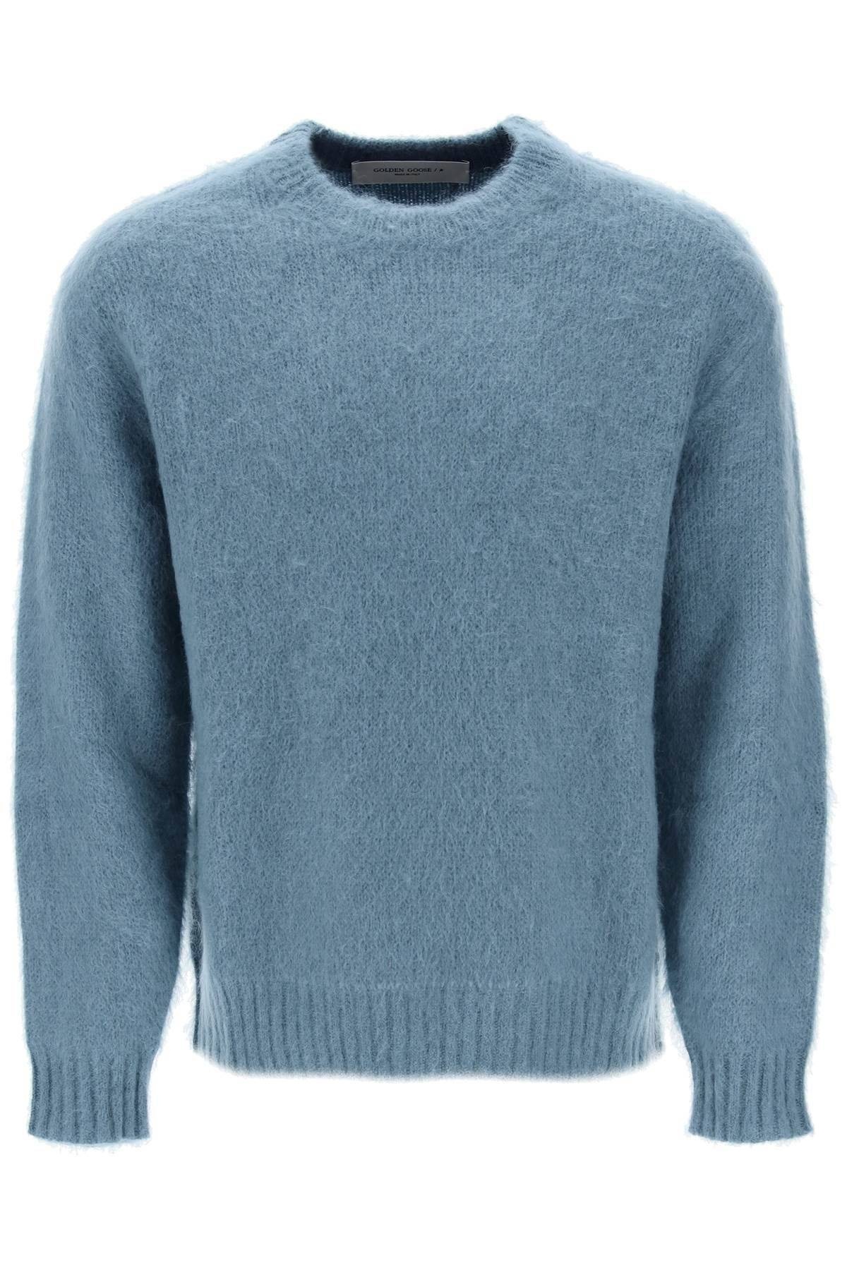 'DEVIS' BRUSHED MOHAIR AND WOOL SWEATER - 1