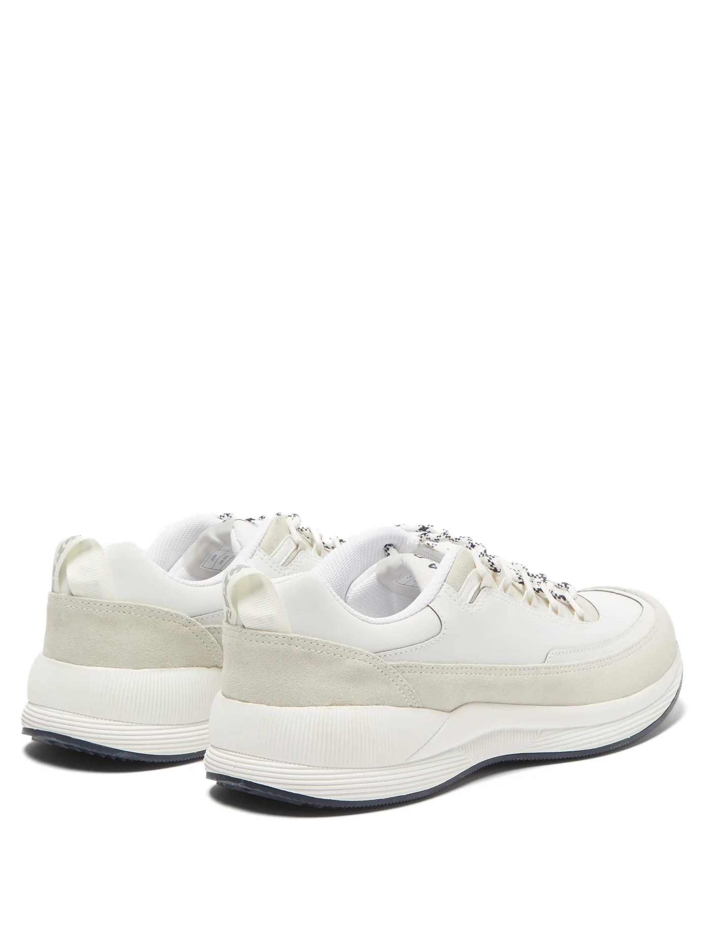 Jay reflective suede-trimmed trainers - 4