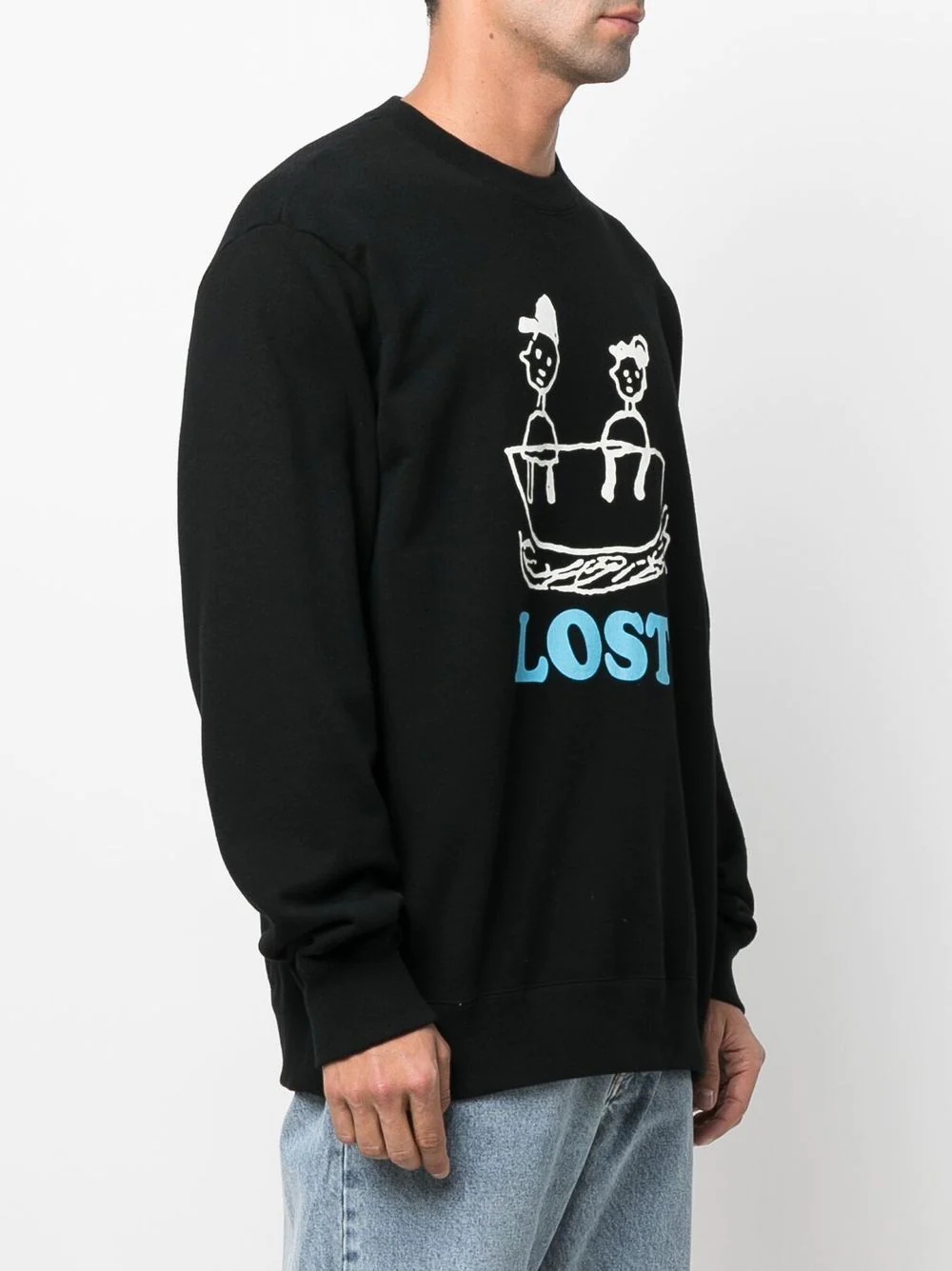 lost graphic-print sweatshirt - 3