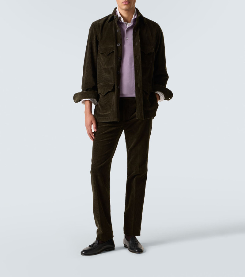 RUBINACCI Cotton corduroy Western shirt outlook