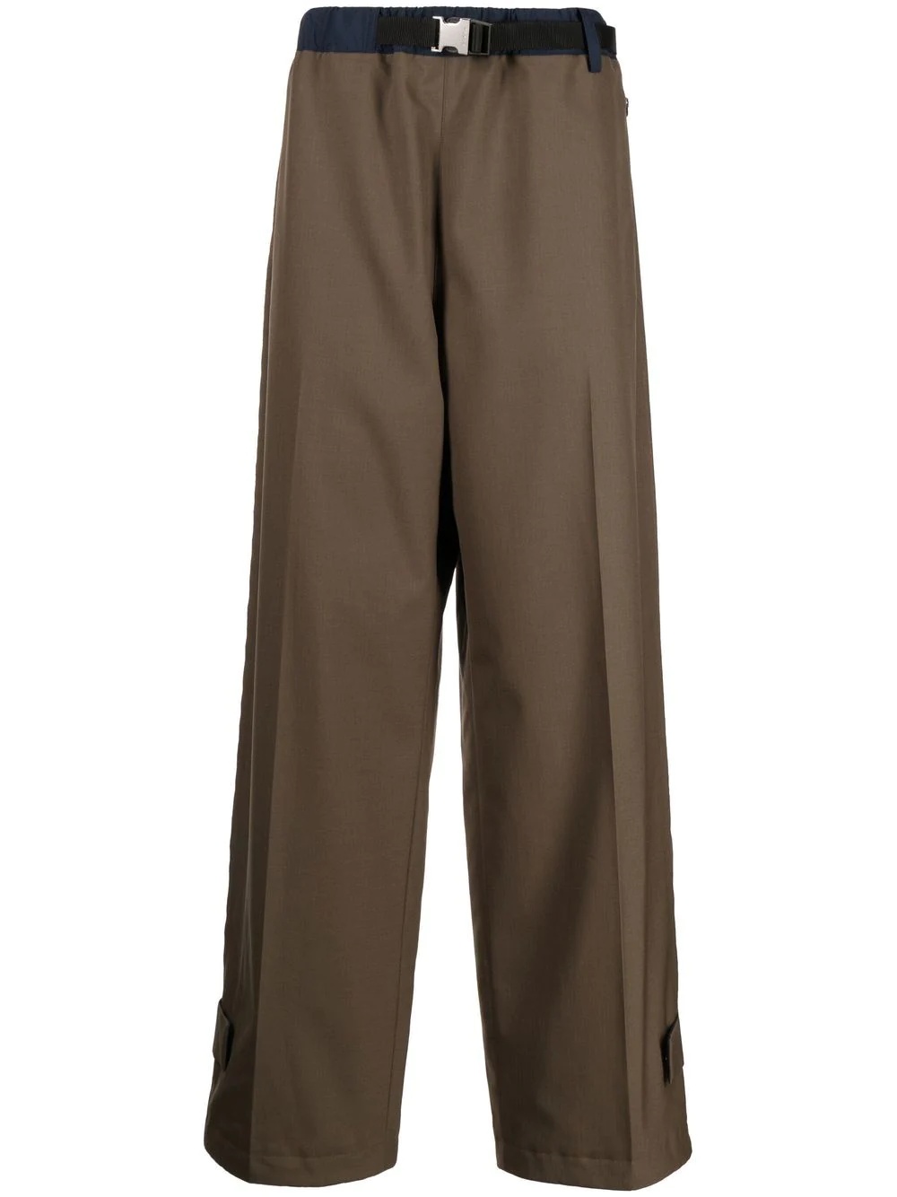 belted-waistband trousers - 1