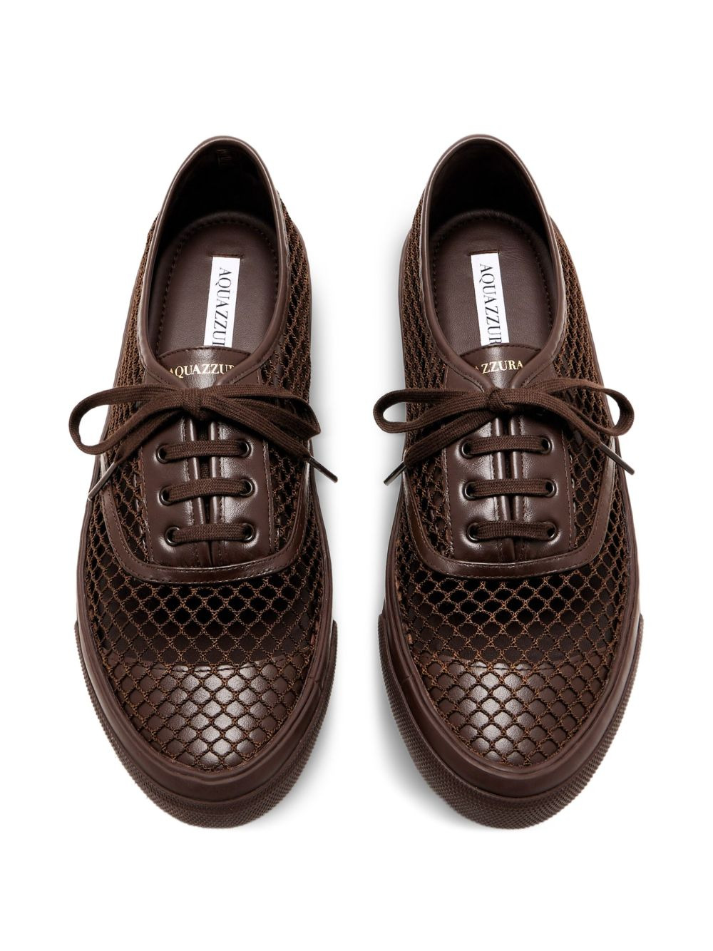 mesh-panel sneakers - 3