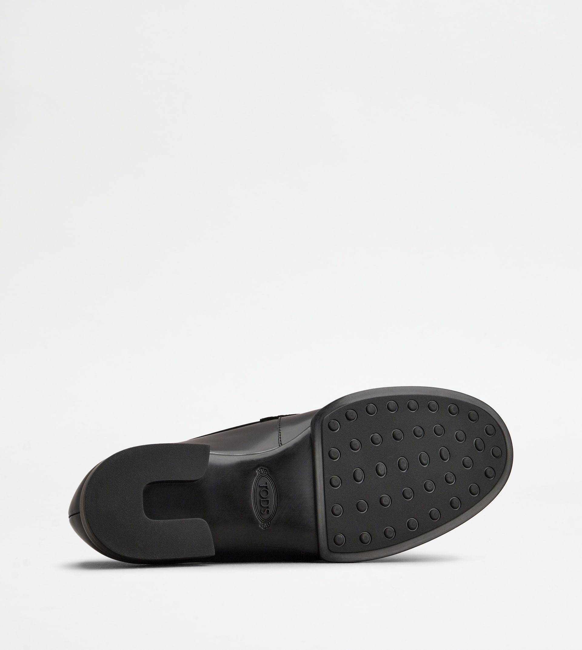 KATE LOAFERS IN LEATHER - BLACK - 5